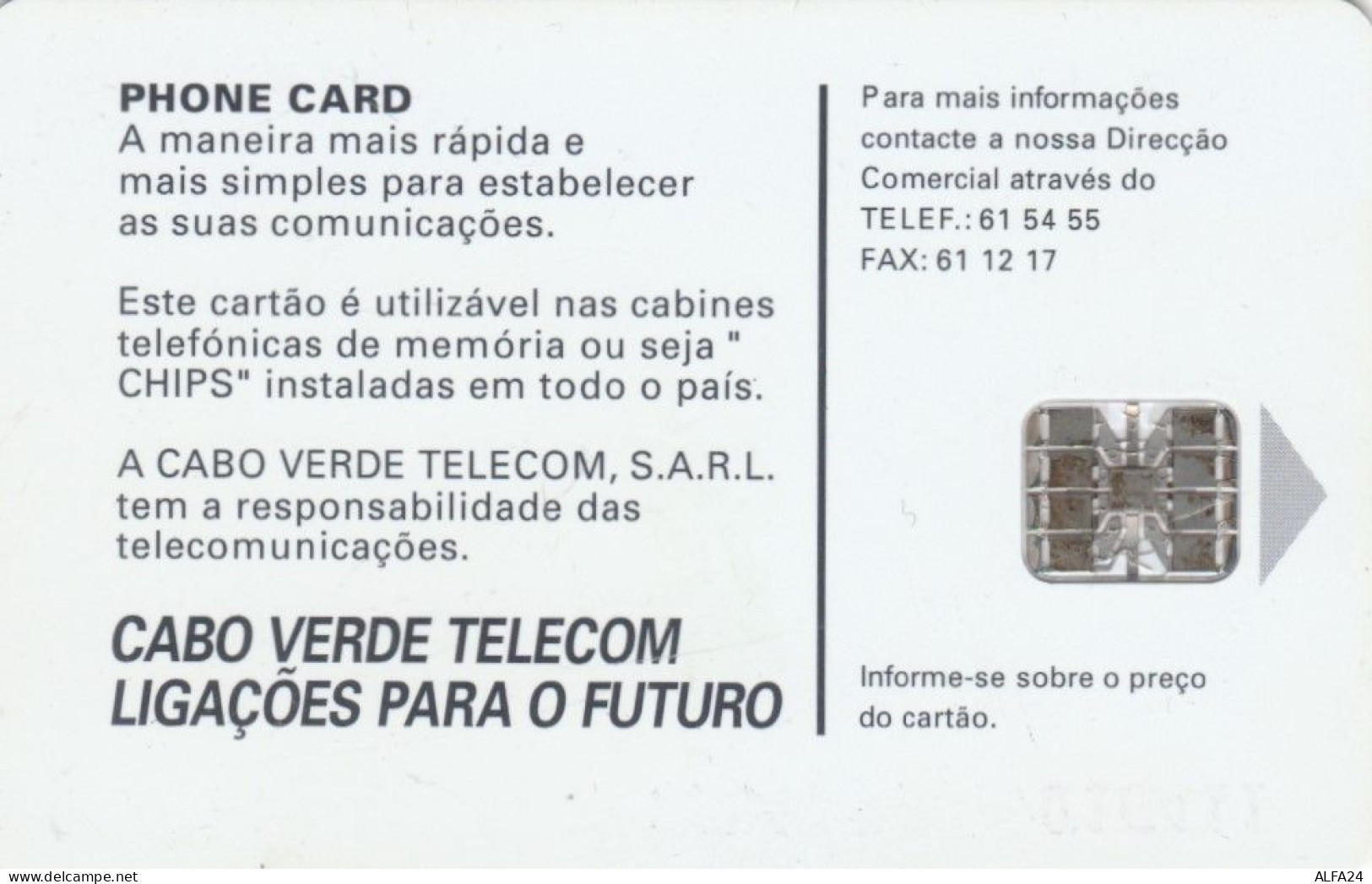 PHONE CARD CABO VERDE (E104.39.6 - Kaapverdische Eilanden