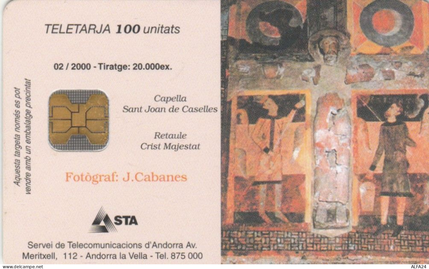 PHONE CARD ANDORRA (E104.35.6 - Andorre