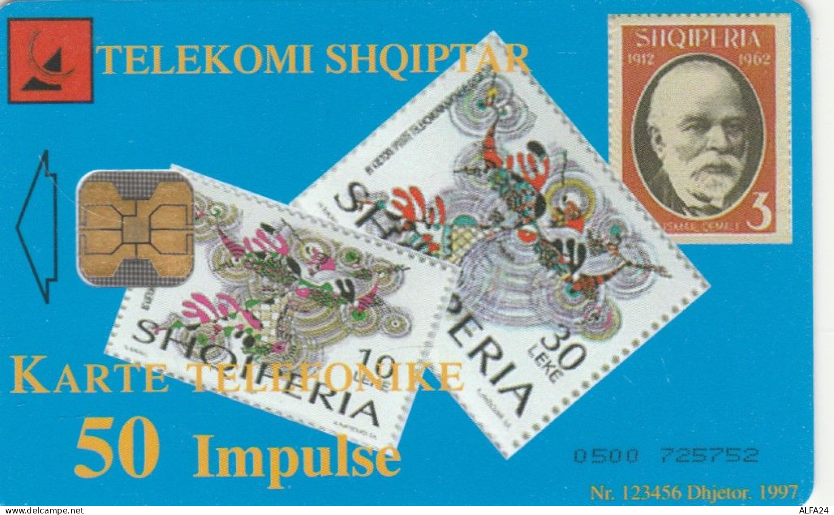 PHONE CARD ALBANIA (E104.35.8 - Albanien