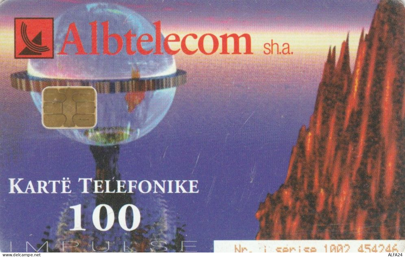 PHONE CARD ALBANIA (E104.33.8 - Albanie