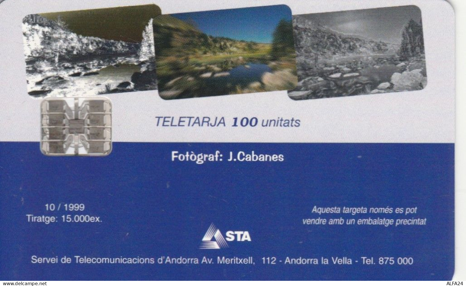 PHONE CARD ANDORRA (E104.30.7 - Andorra