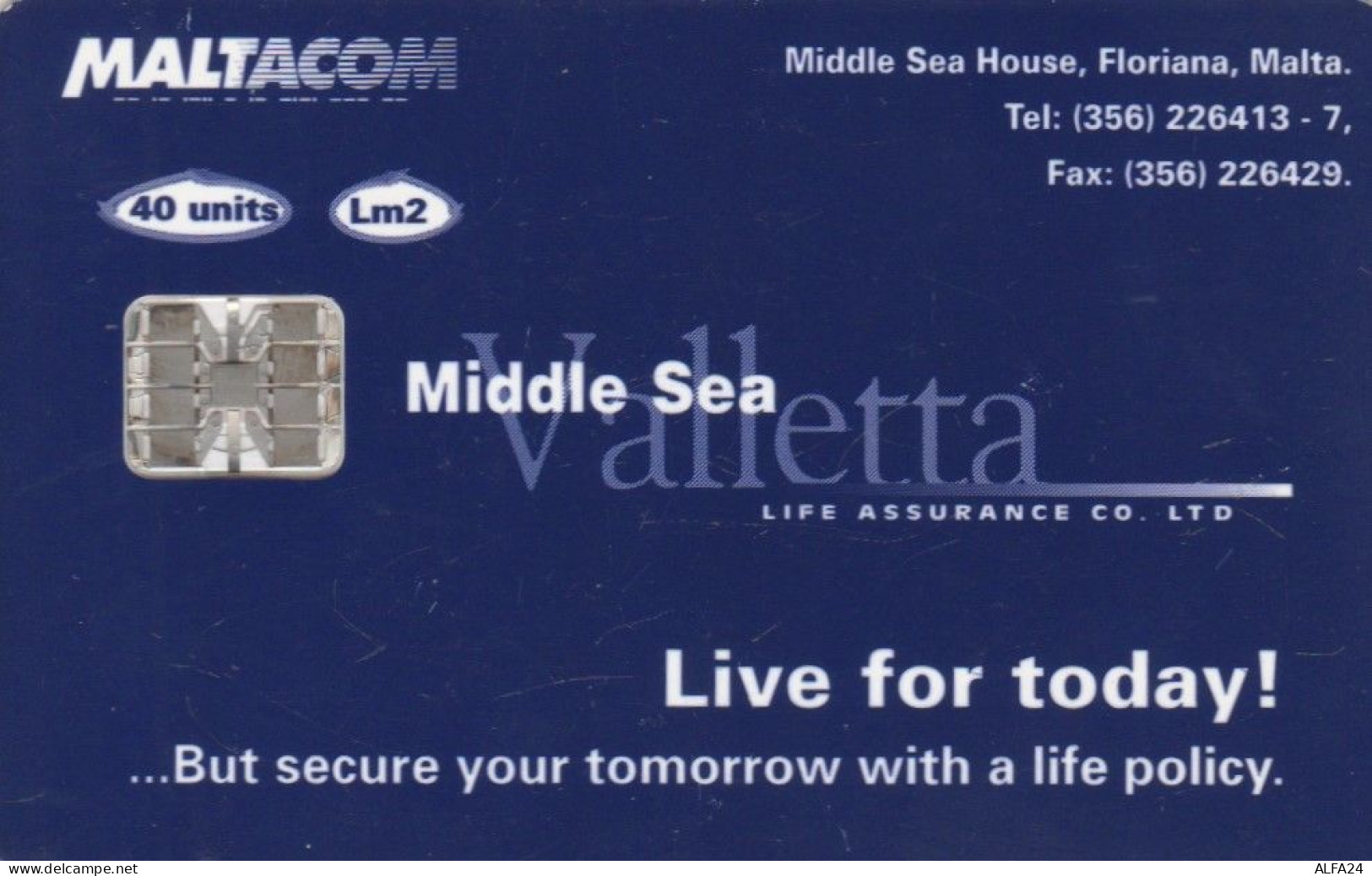 PHONE CARD MALTA (E104.12.8 - Malte