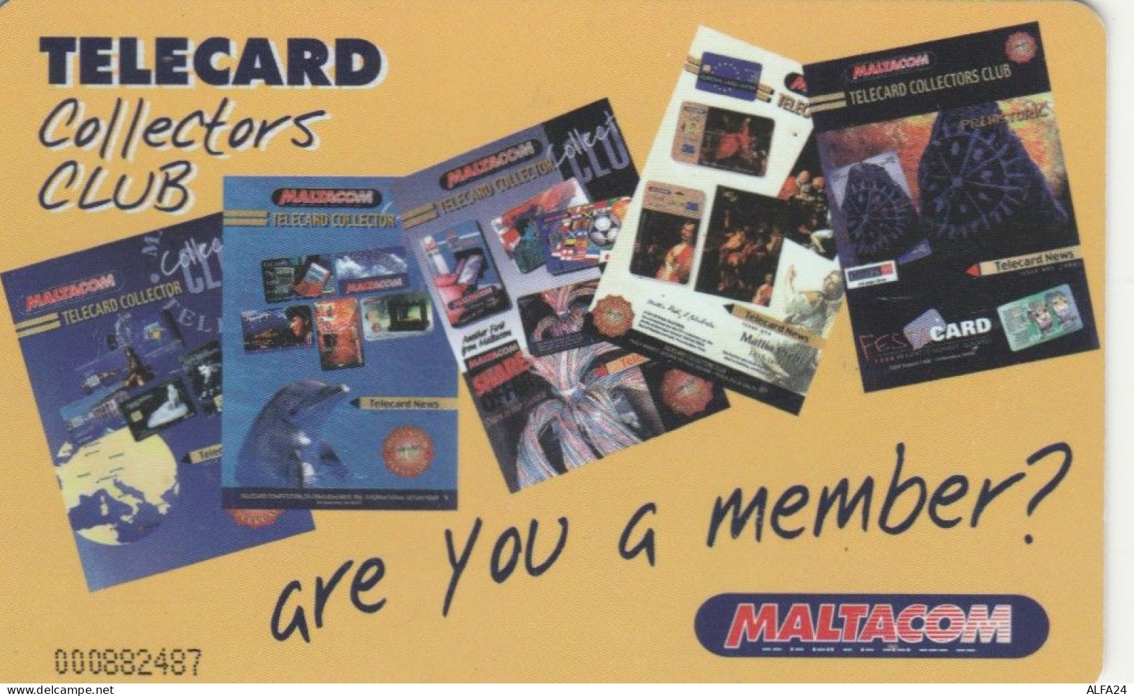 PHONE CARD MALTA TELECARD COLLECTORS CLUB (E104.11.5 - Malte