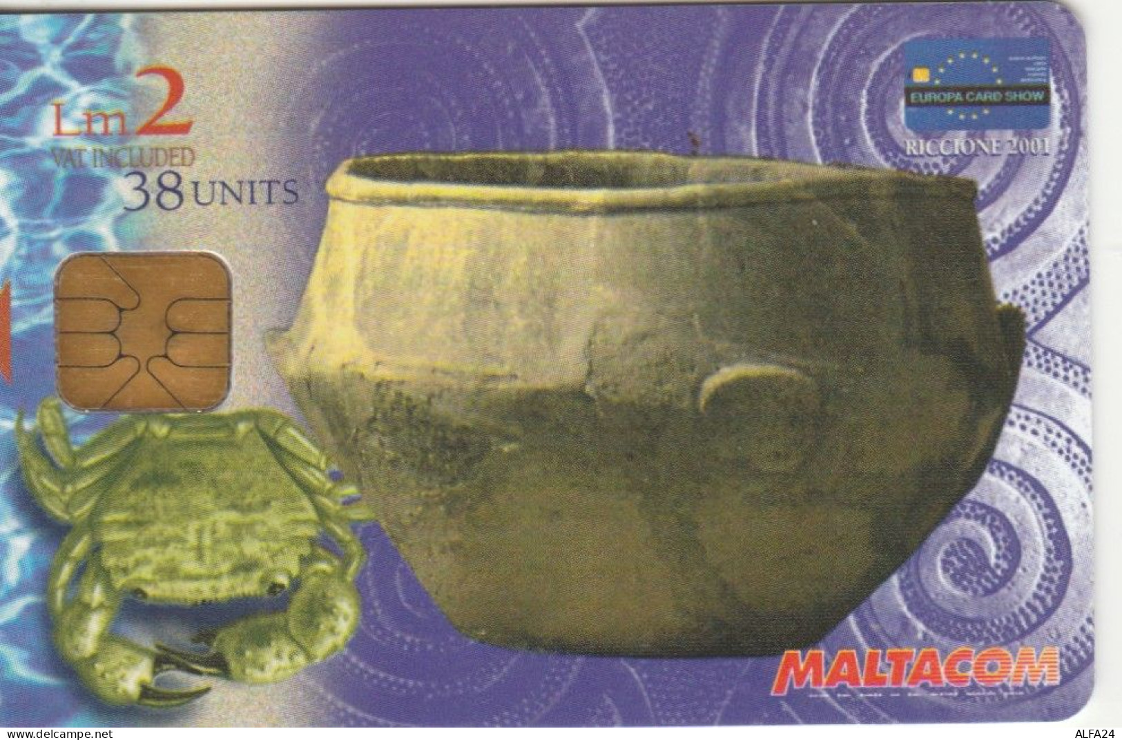 PHONE CARD MALTA RICCIONE 2001 (E104.9.5 - Malta
