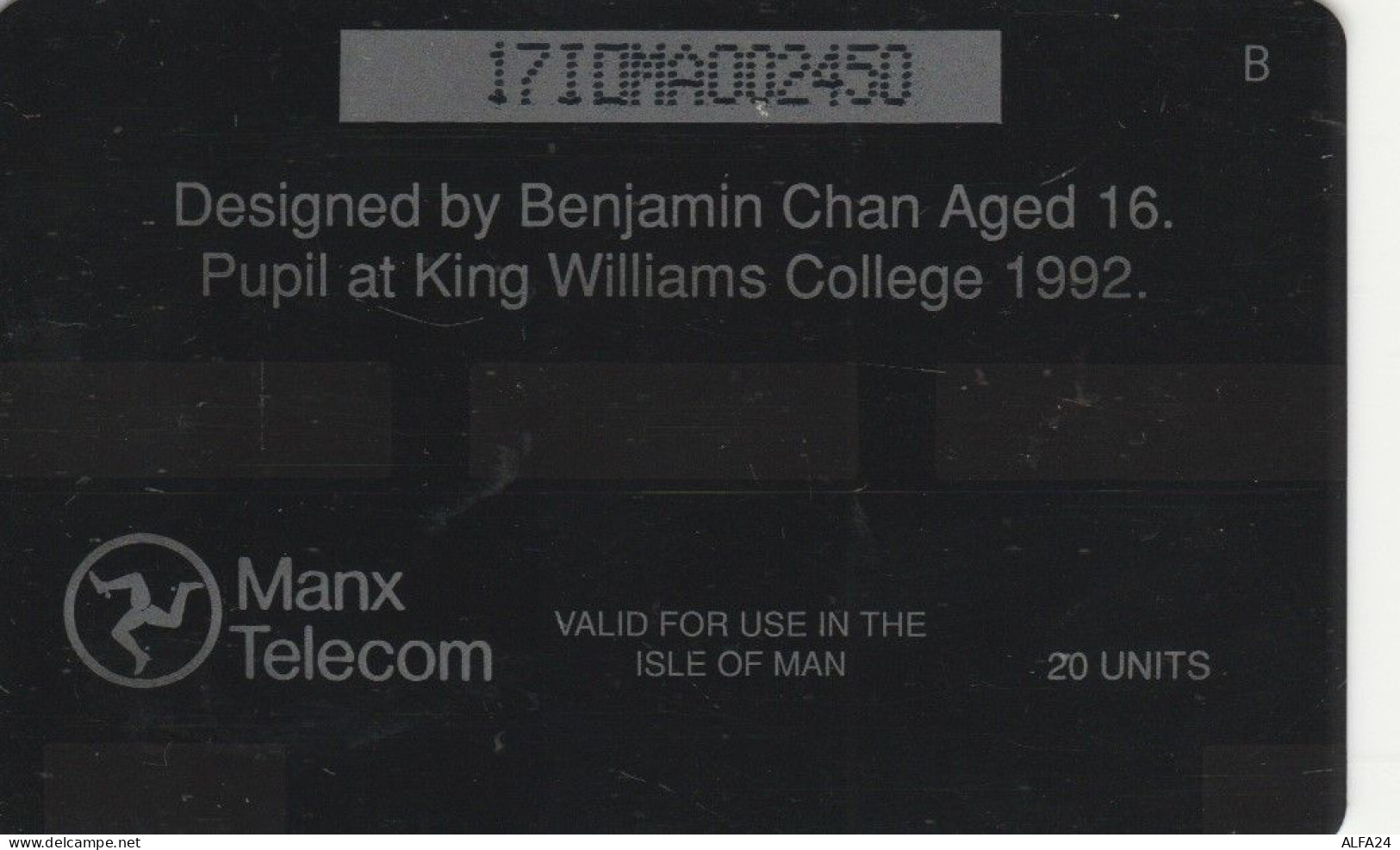 PHONE CARD ISOLA DI MAN TIR 2984 (E104.8.7 - Isle Of Man