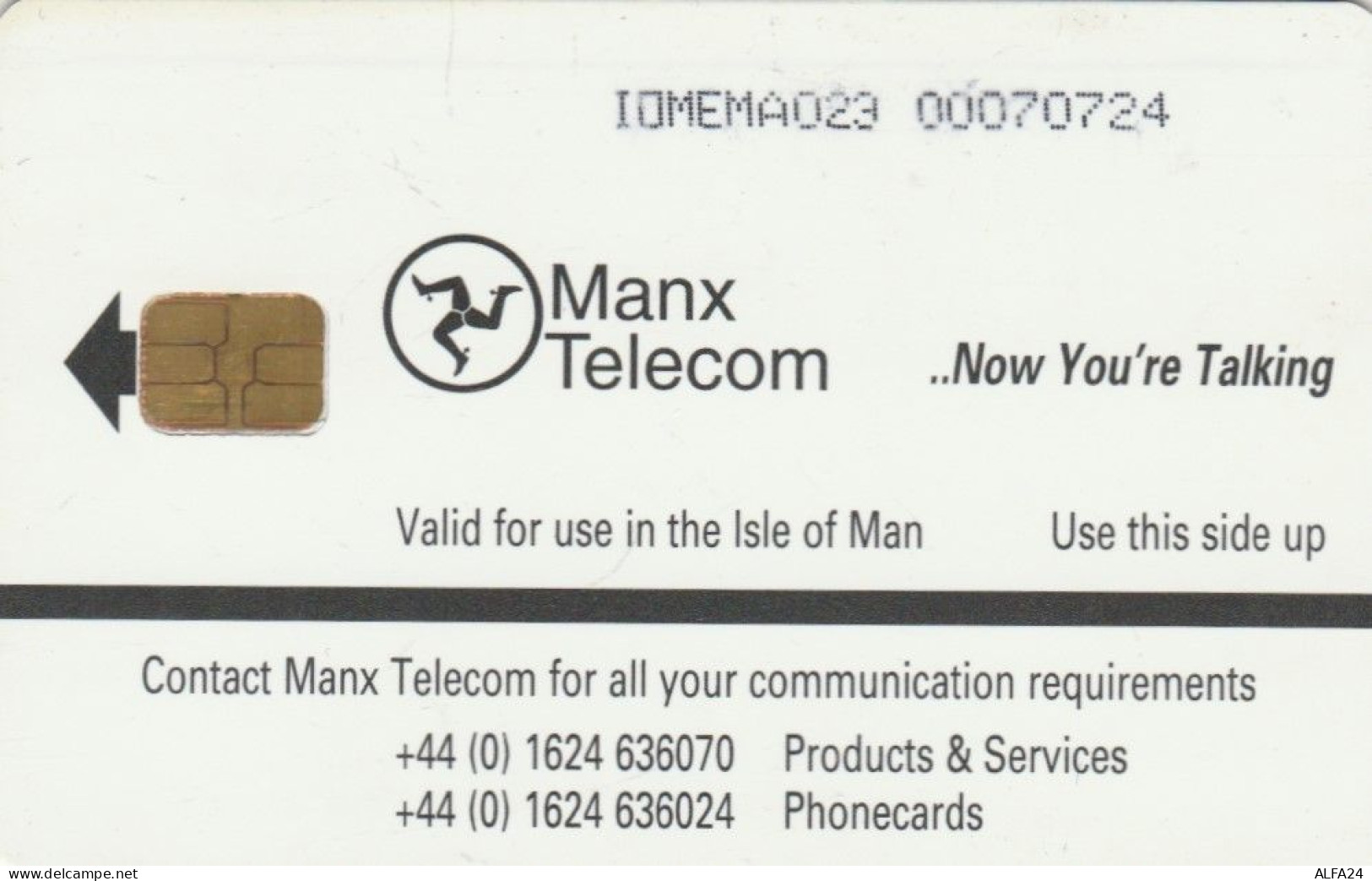 PHONE CARD ISOLA DI MAN  (E104.8.2 - Man (Eiland)