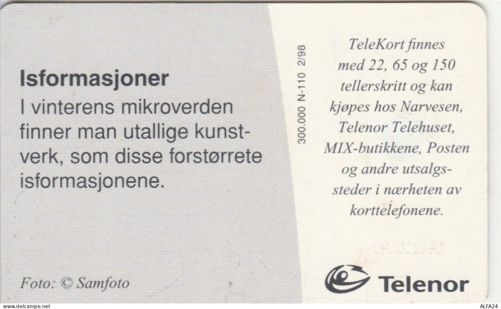 PHONE CARD NORVEGIA (E104.6.5 - Norwegen