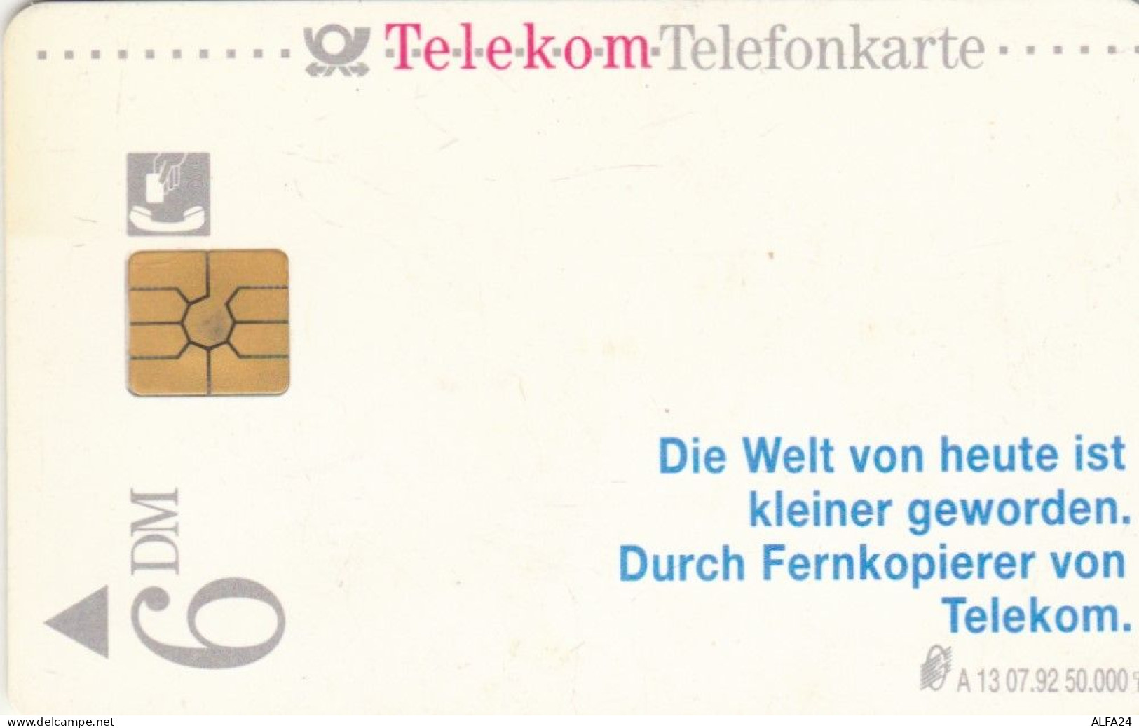 PHONE CARD GERMANIA SERIE A  (E105.34.6 - A + AD-Reeks :  Advertenties Van D. Telekom AG
