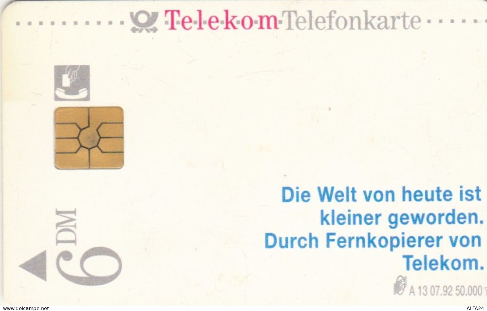 PHONE CARD GERMANIA SERIE A  (E105.34.6 - A + AD-Serie : Pubblicitarie Della Telecom Tedesca AG