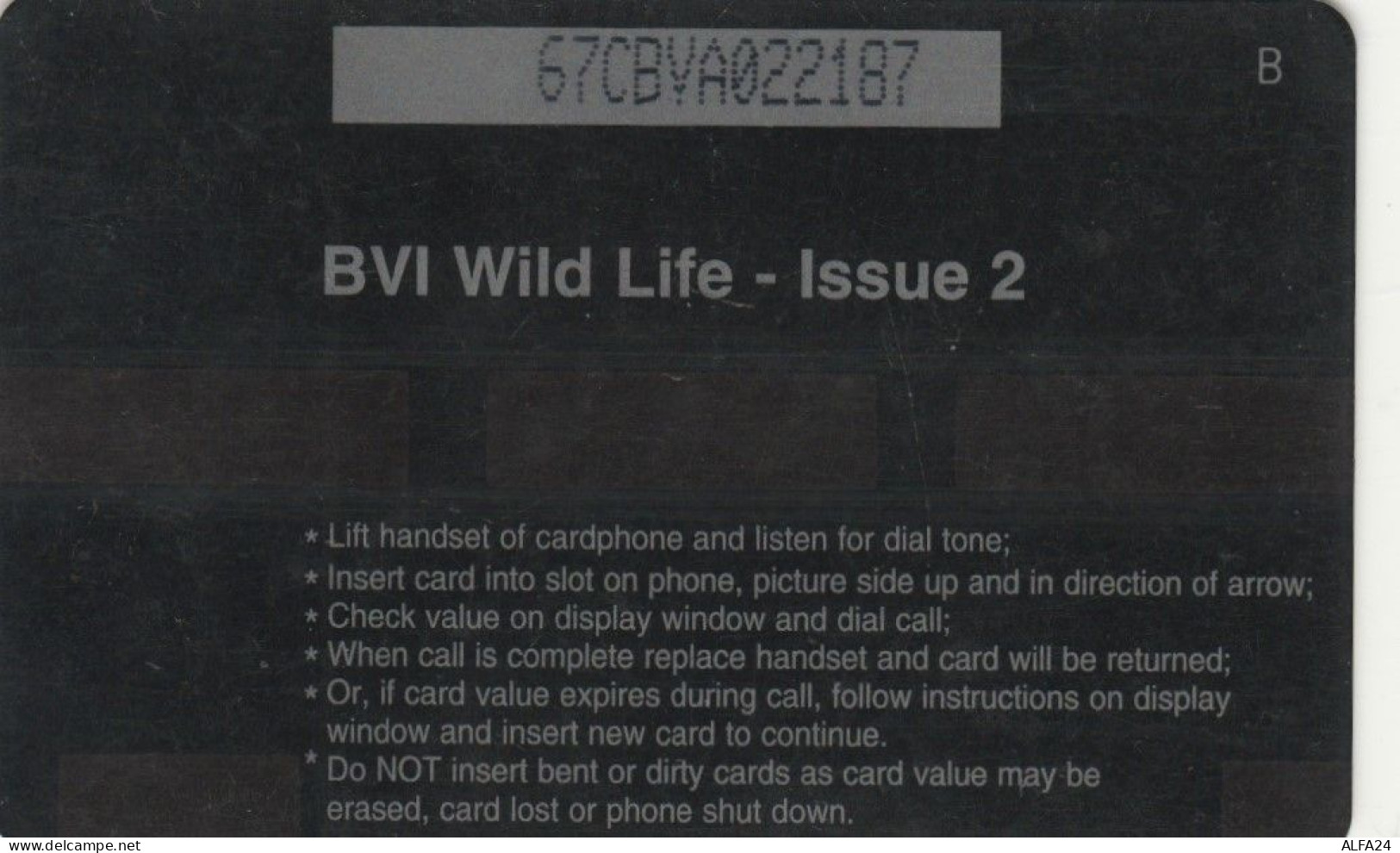 PHONE CARD VIRGIN ISLANDS  (E105.31.4 - Vierges (îles)