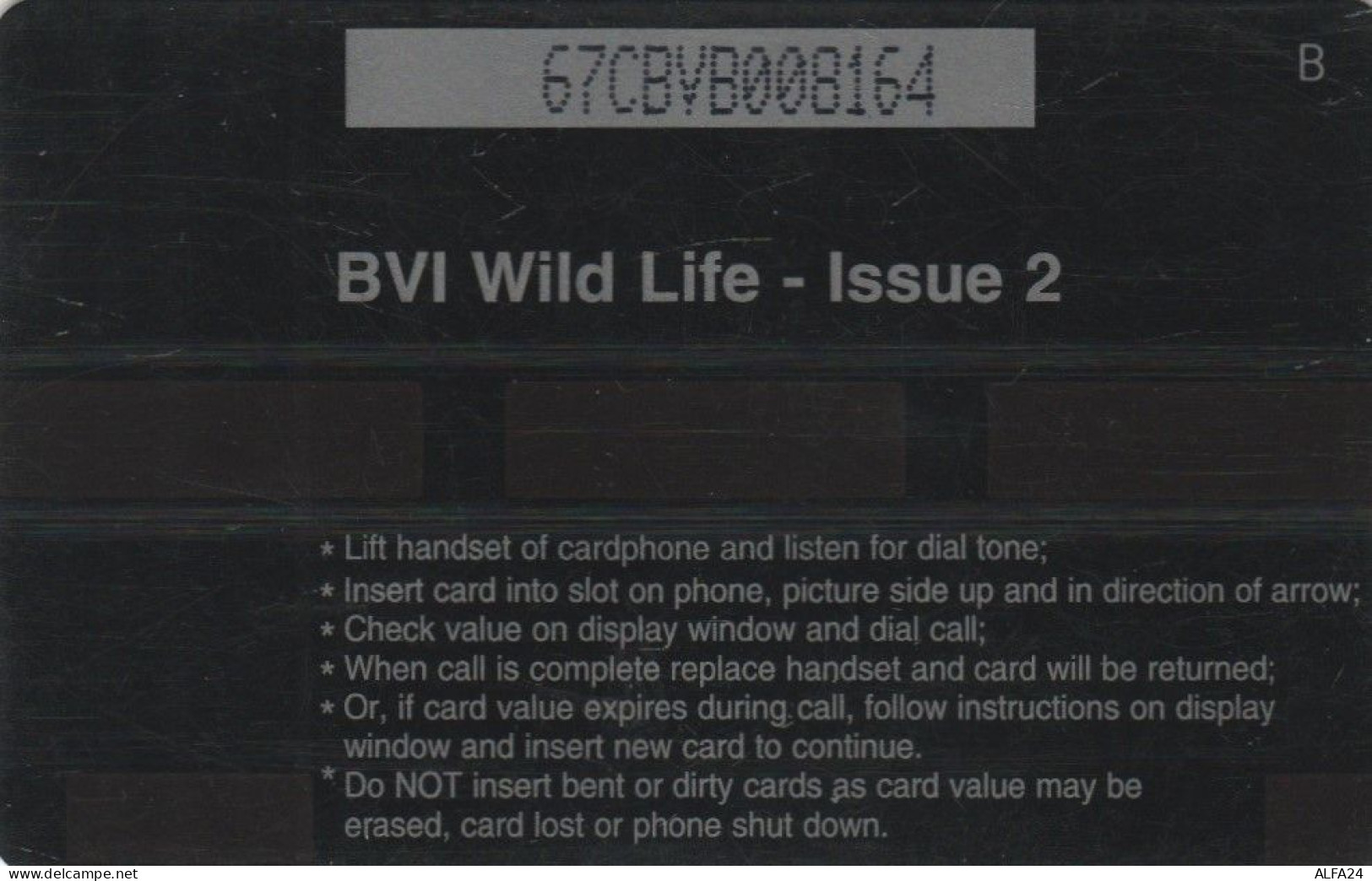 PHONE CARD VIRGIN ISLANDS  (E105.28.6 - Isole Vergini