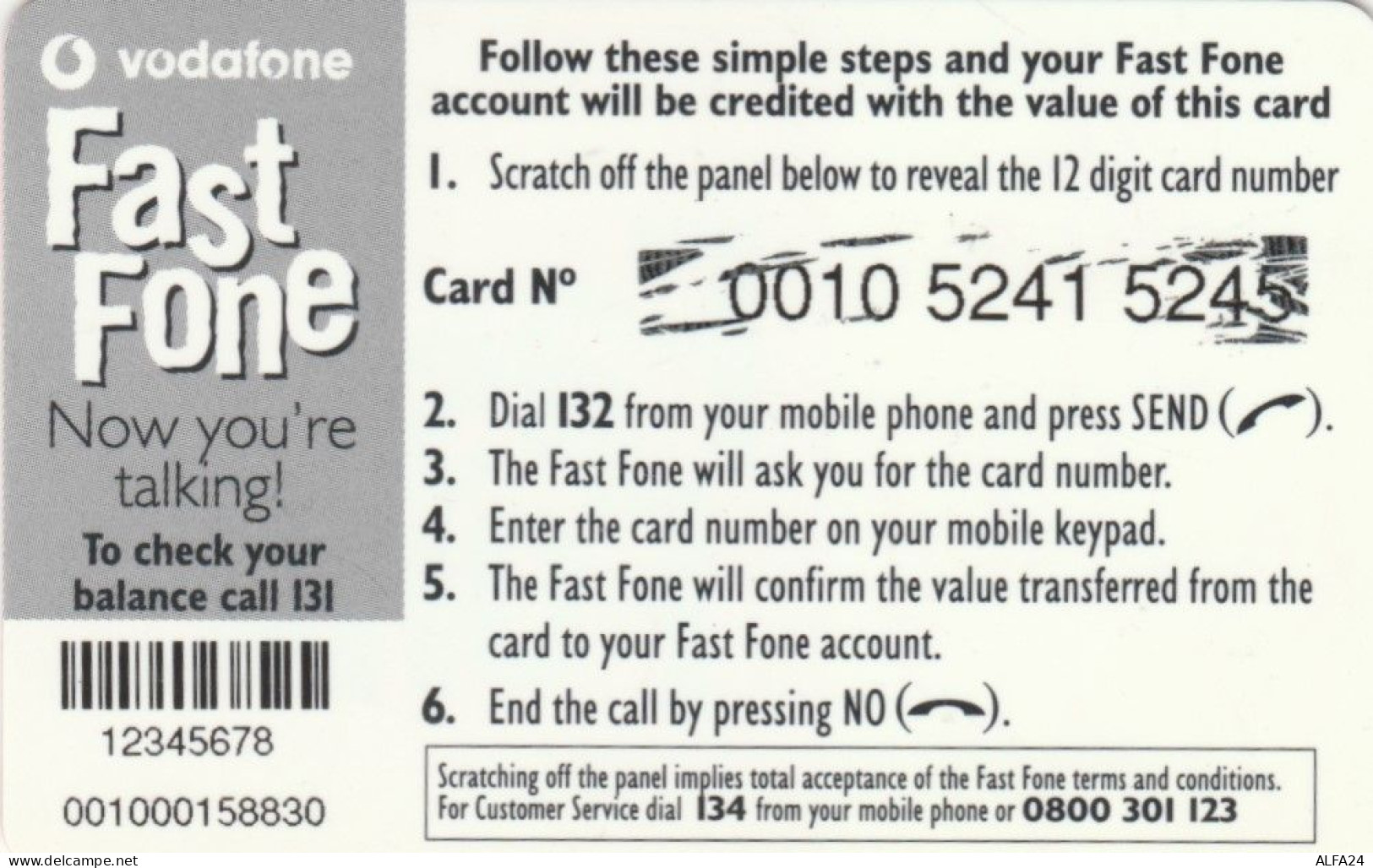 PREPAID PHONE CARD FIJI  (E105.17.8 - Fiji