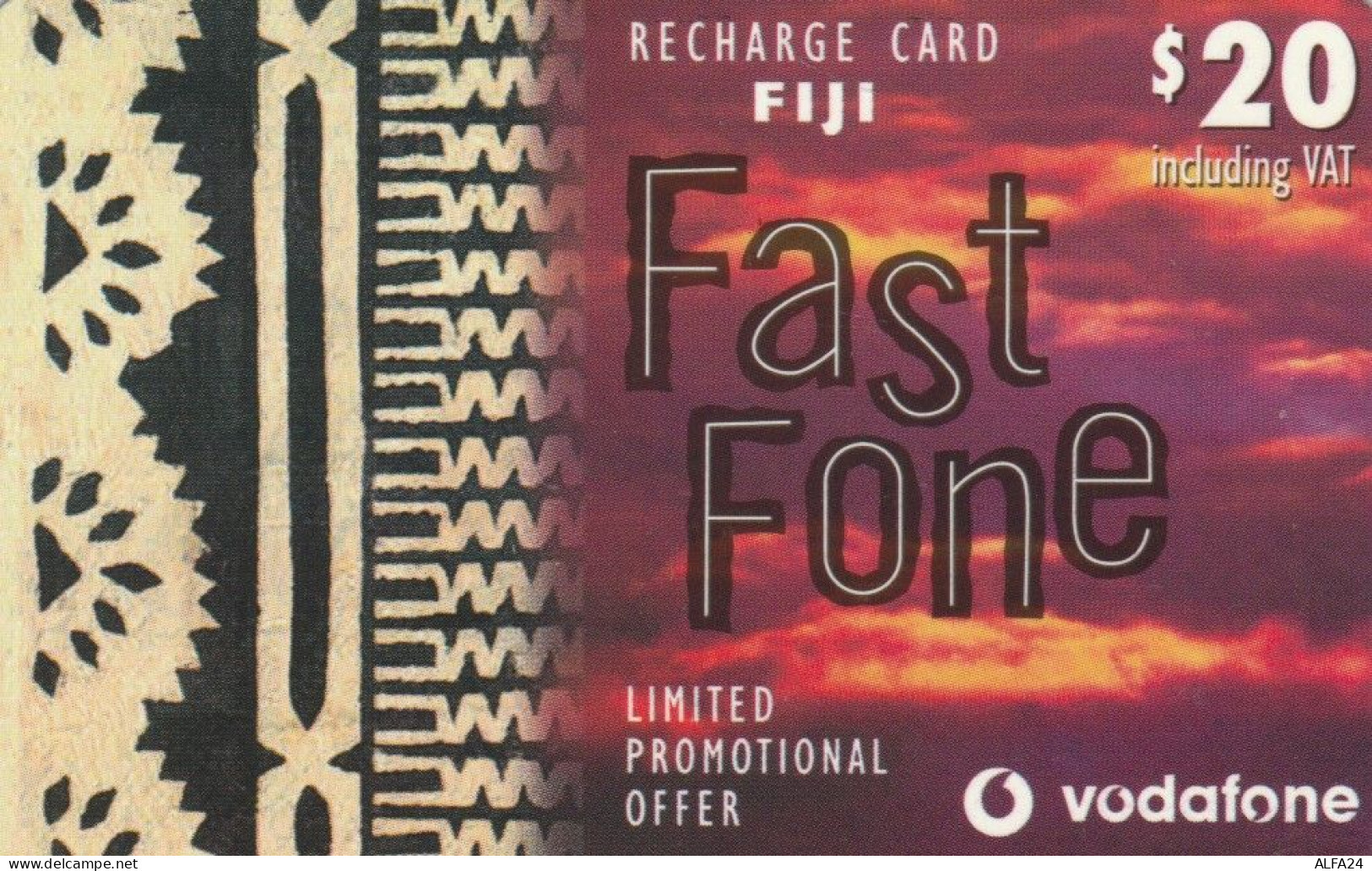 PREPAID PHONE CARD FIJI  (E105.17.7 - Fiji