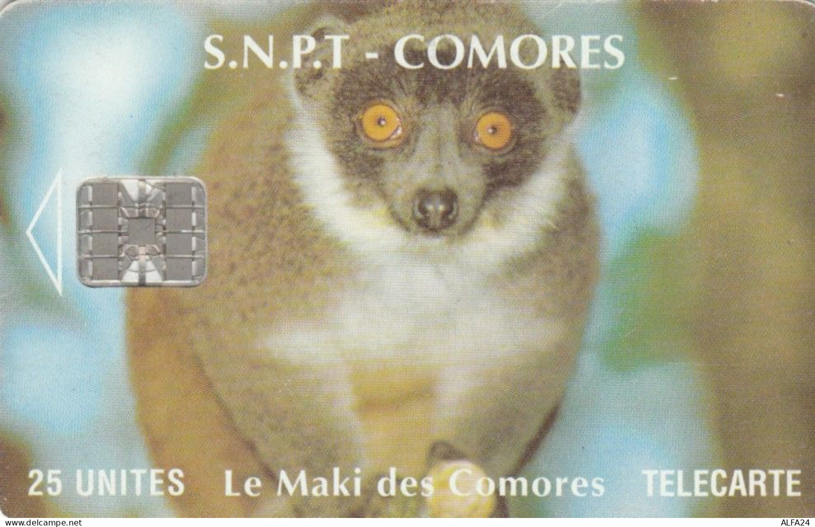 PHONE CARD COMORES Piccola Piega  (E105.15.8 - Comore