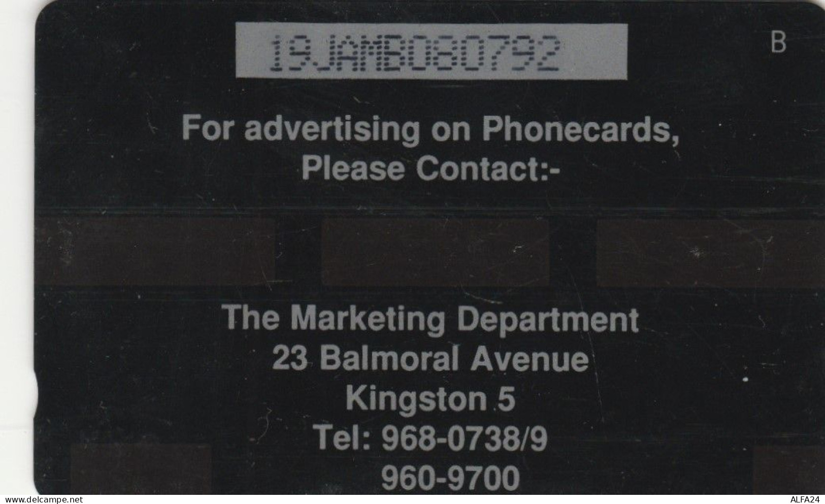 PHONE CARD JAMAICA  (E105.15.4 - Jamaïque