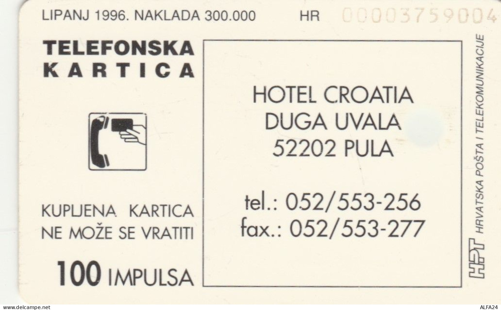 PHONE CARD CROAZIA  (E105.7.4 - Croatie