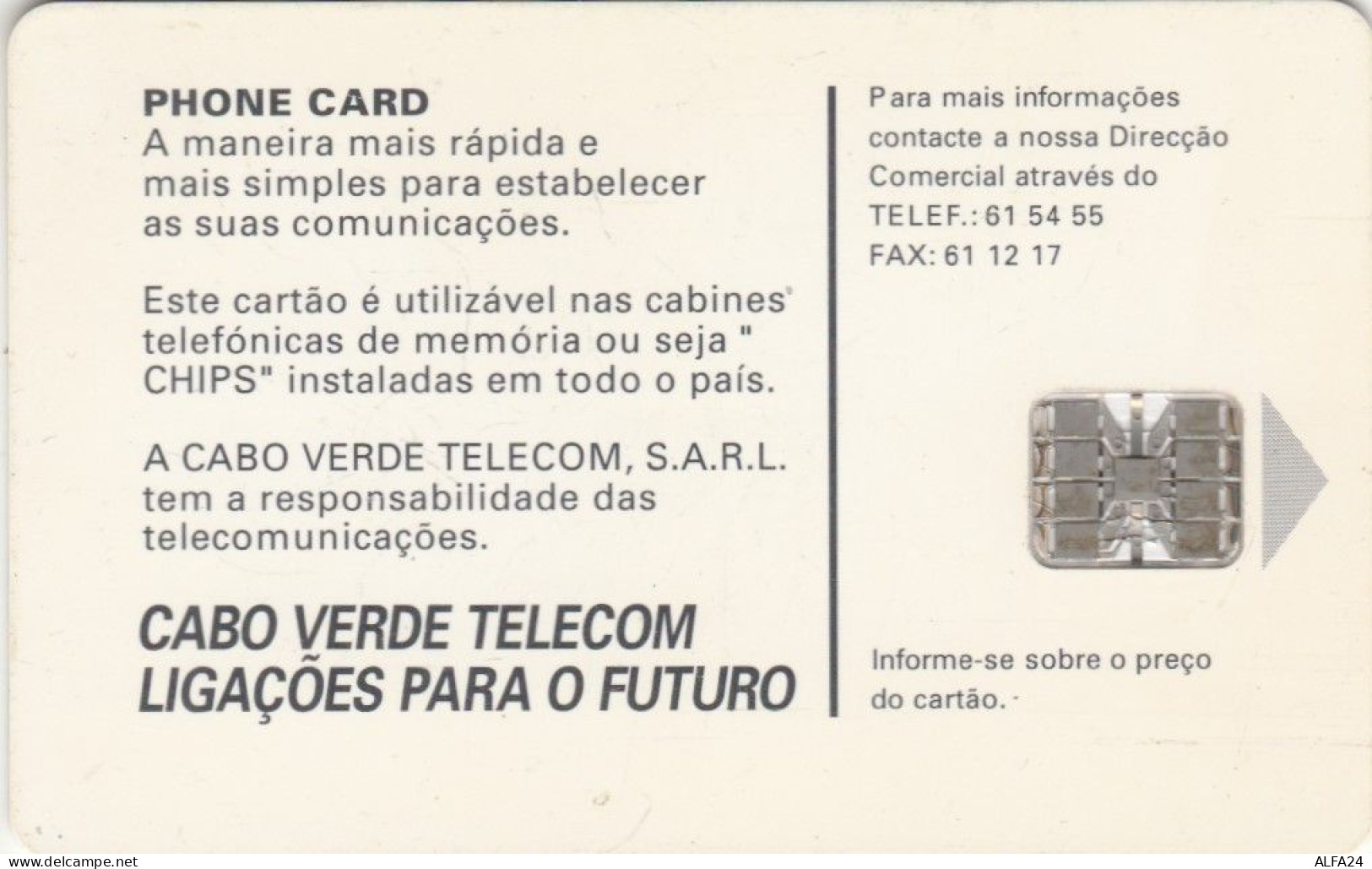 PHONE CARD CABO VERDE  (E105.5.2 - Kaapverdische Eilanden