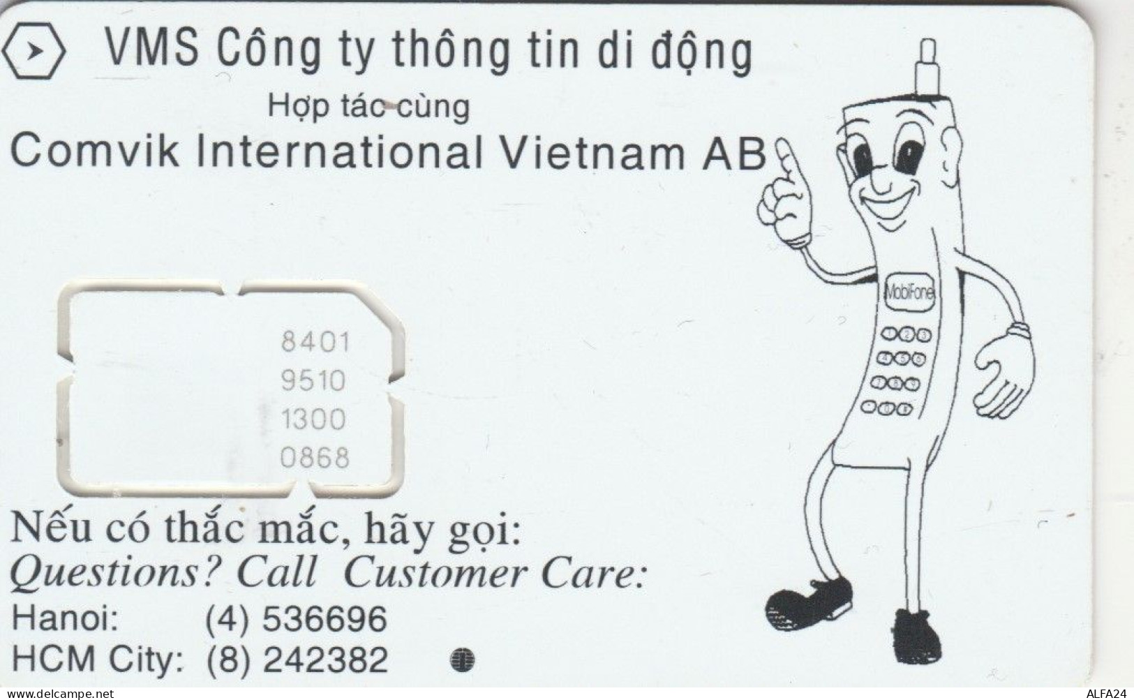 GSM SIM VIETNAM  (E105.6.1 - Viêt-Nam