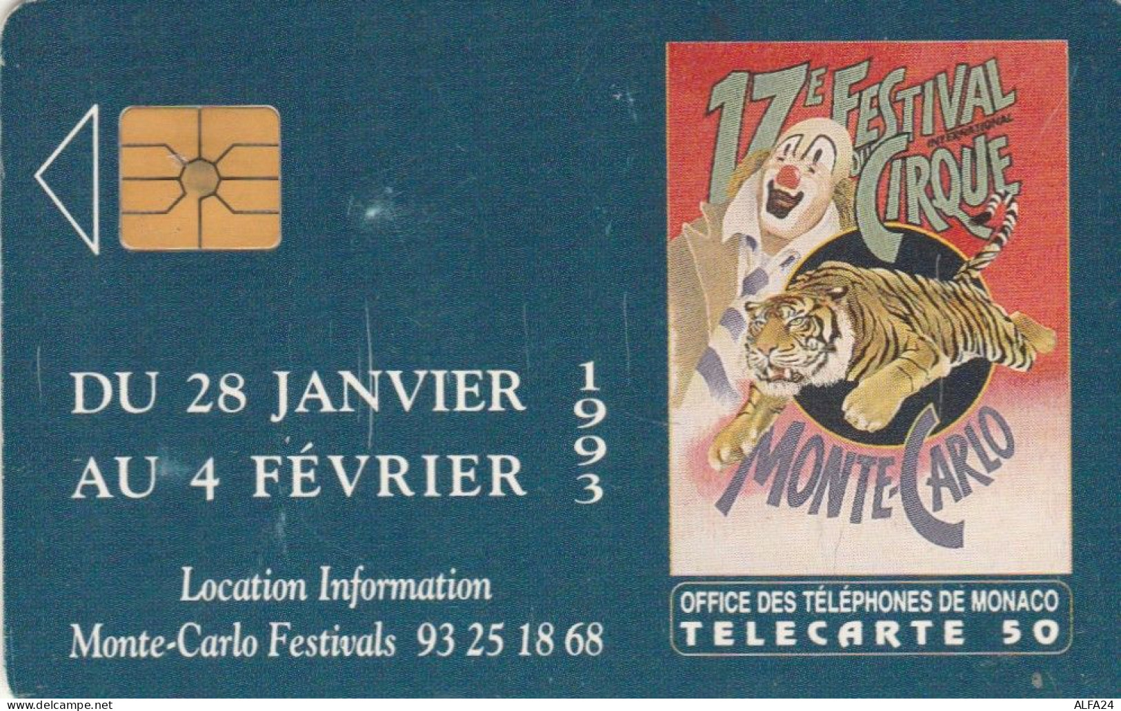 PHONE CARD MONACO  (E105.2.4 - Monace