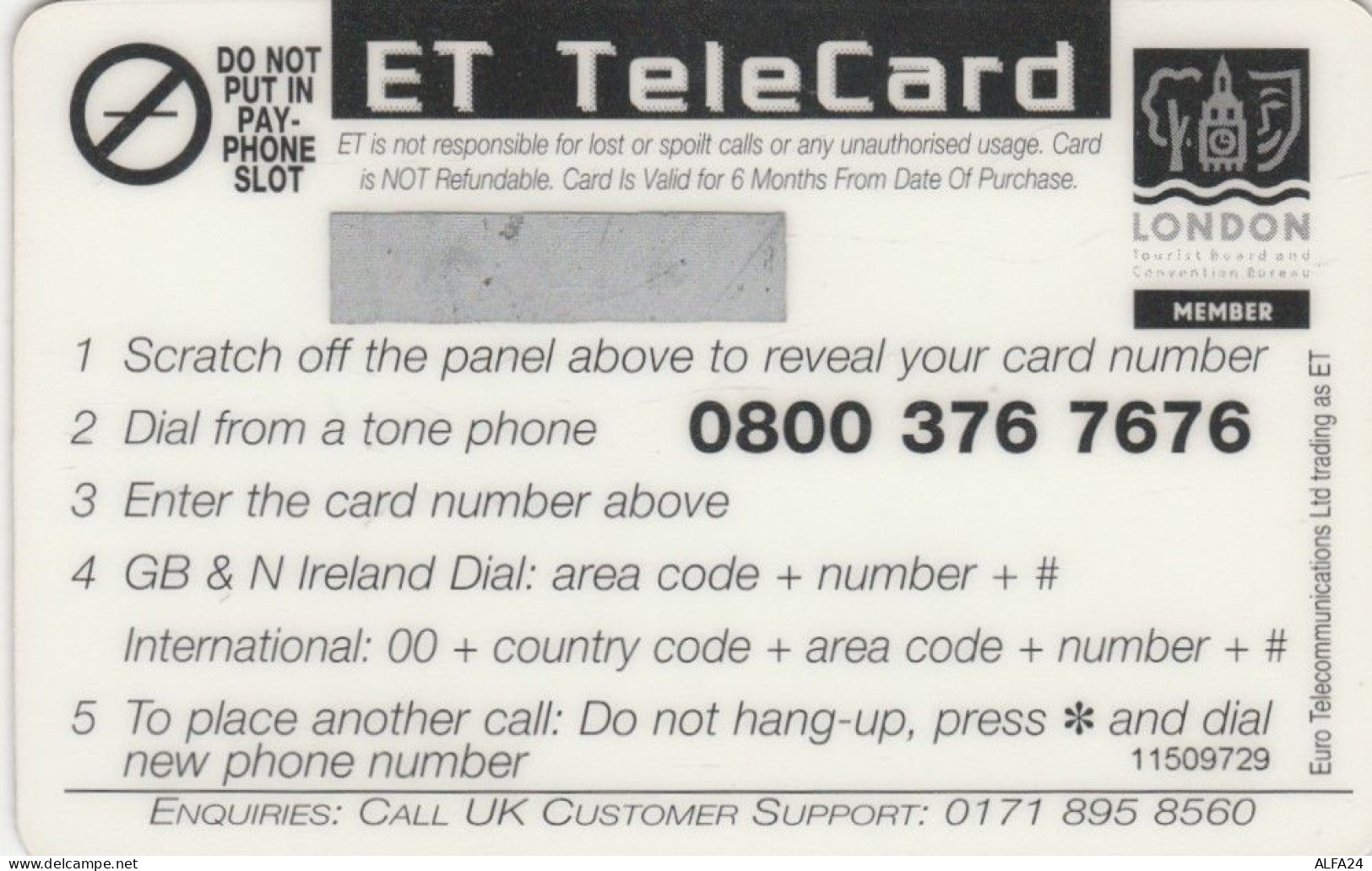 PREPAID PHONE CARD REGNO UNITO   (E106.36.6 - BT Global Cards (Prepaid)