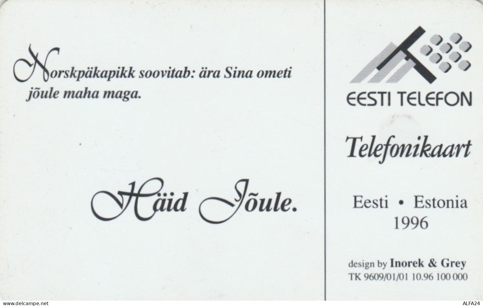 PHONE CARD ESTONIA  (E106.28.8 - Estland