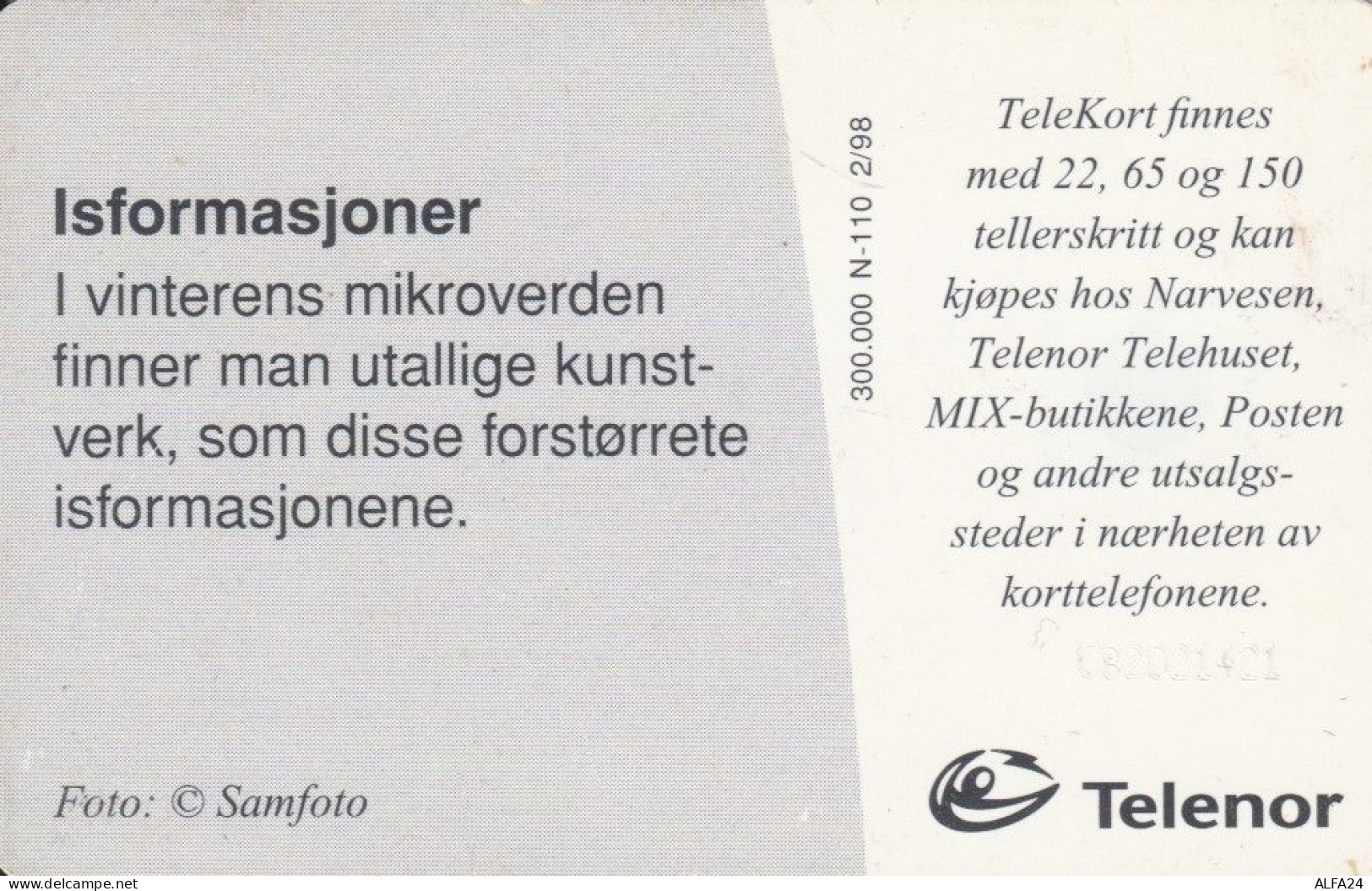 PHONE CARD NORVEGIA  (E106.29.7 - Norway