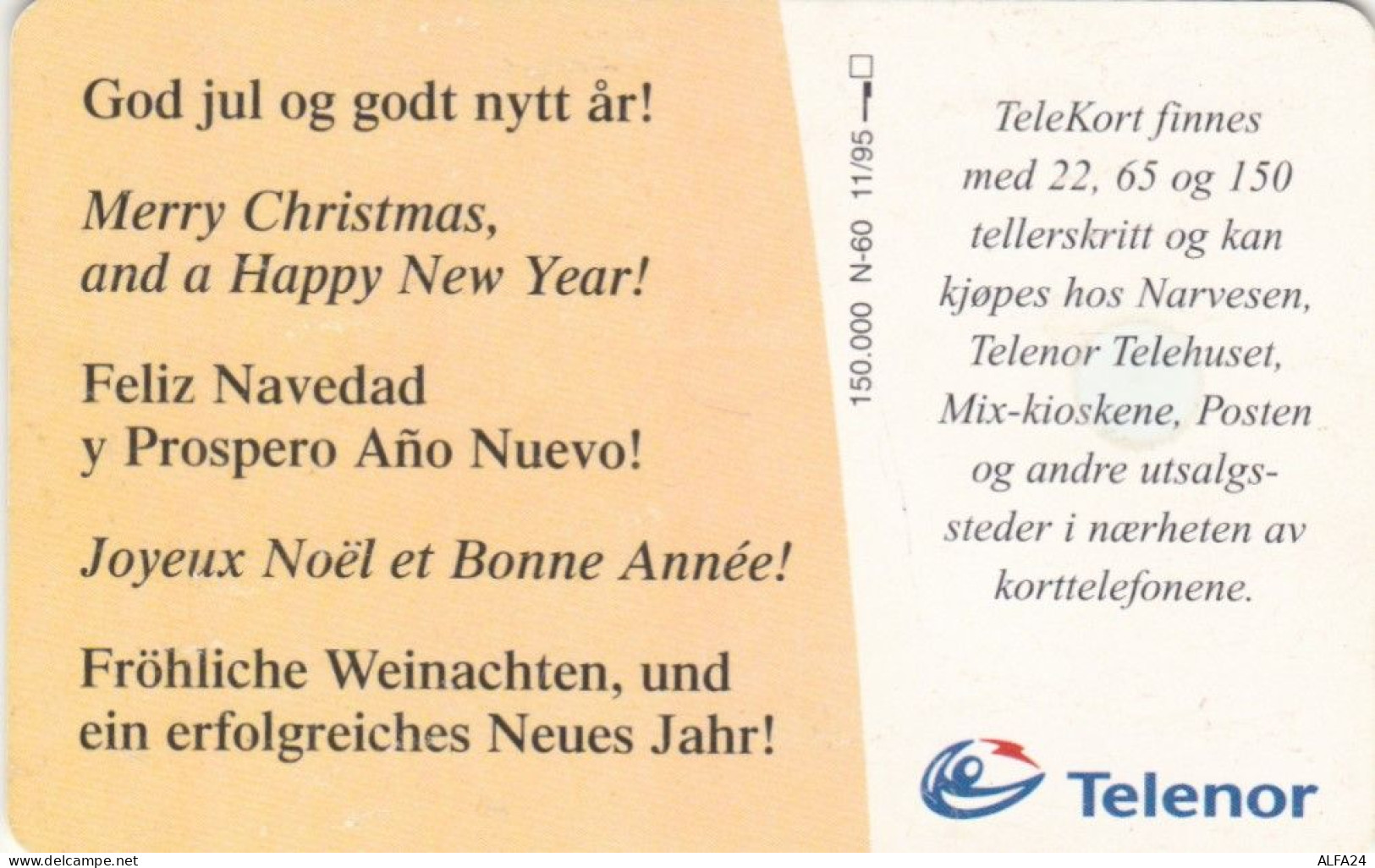 PHONE CARD NORVEGIA  (E106.28.4 - Noorwegen