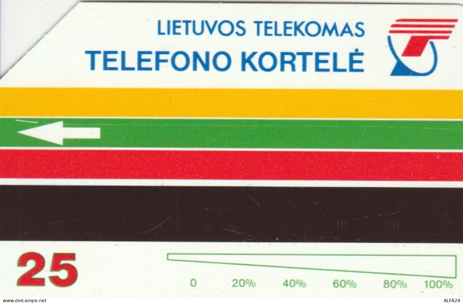 PHONE CARD LITUANIA PAPA  (E106.15.3 - Lituanie