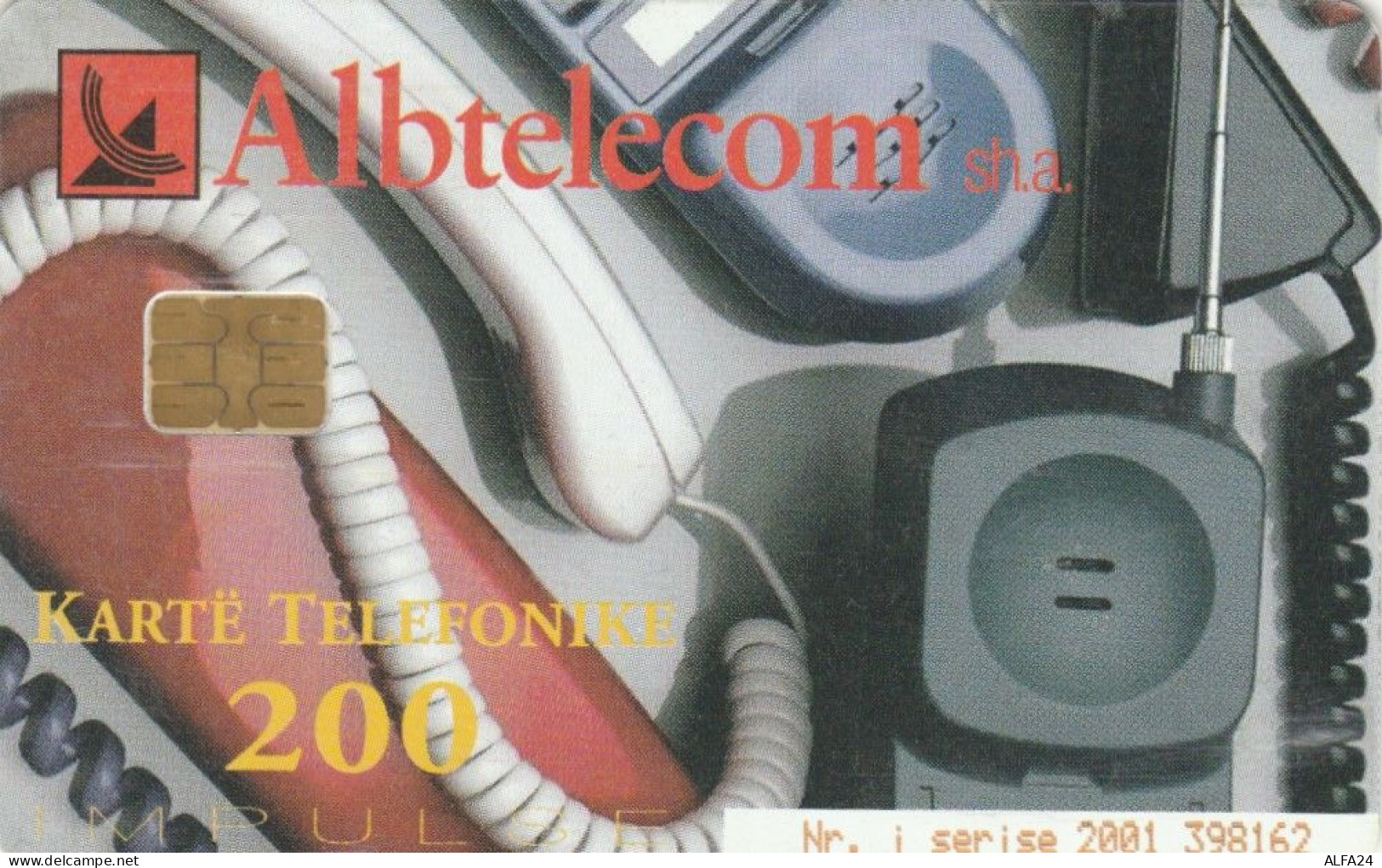PHONE CARD ALBANIA TIR 10000  (E106.12.6 - Albanien
