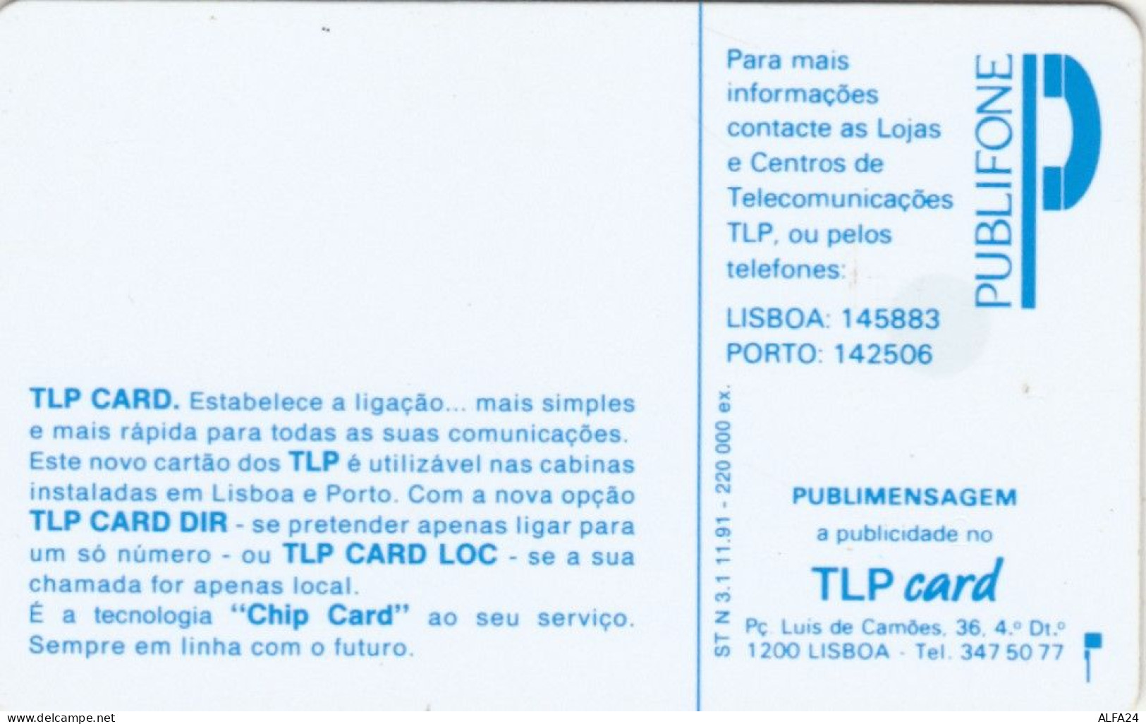 PHONE CARD PORTOGALLO  (E106.8.8 - Portugal