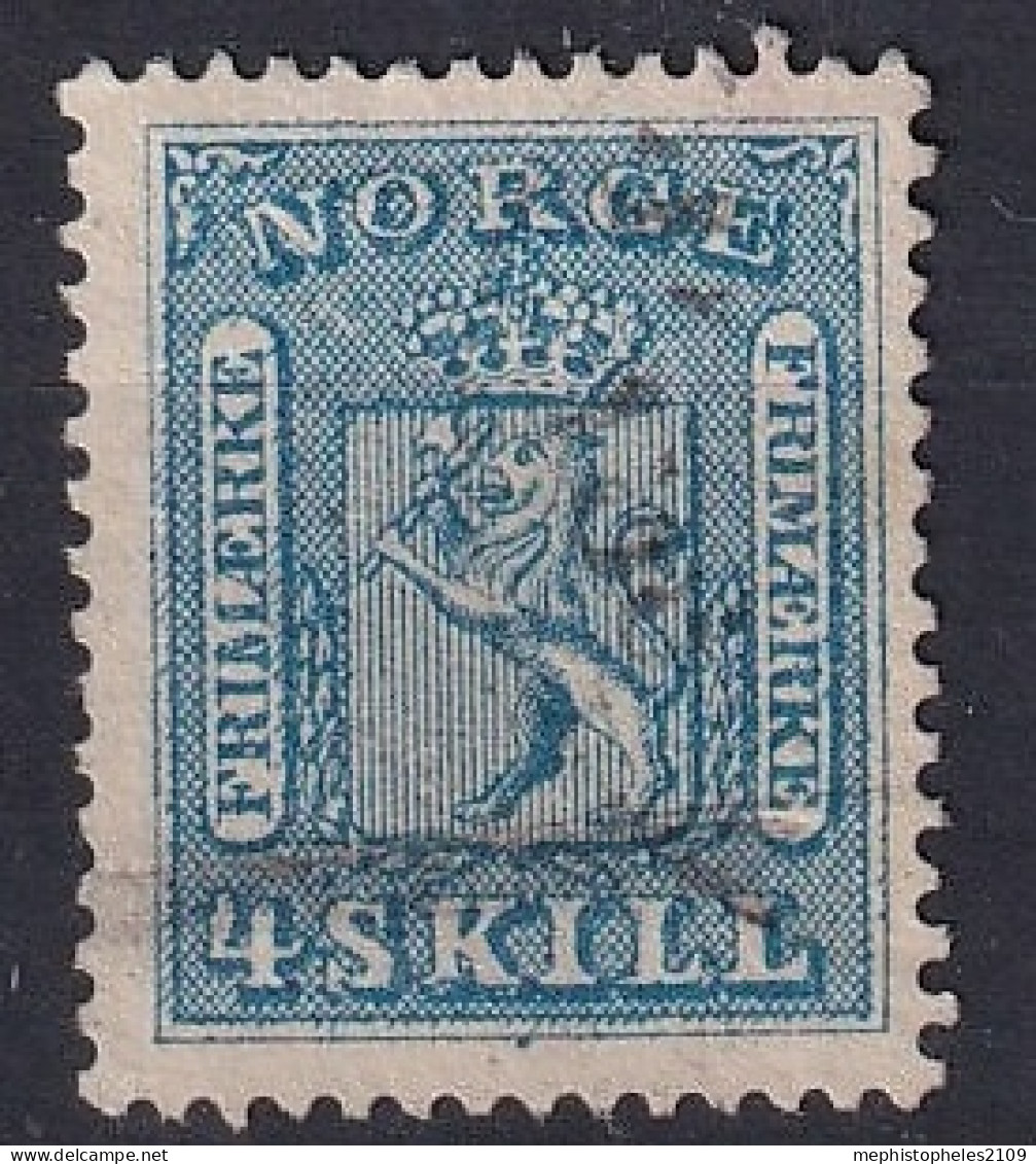 NORWAY 1867 - Canceled - Sc# 14 - Used Stamps