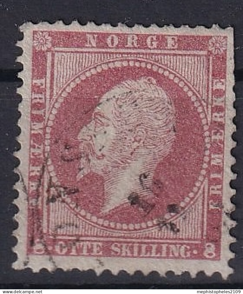 NORWAY 1856 - Canceled - Sc# 5 - Gebruikt