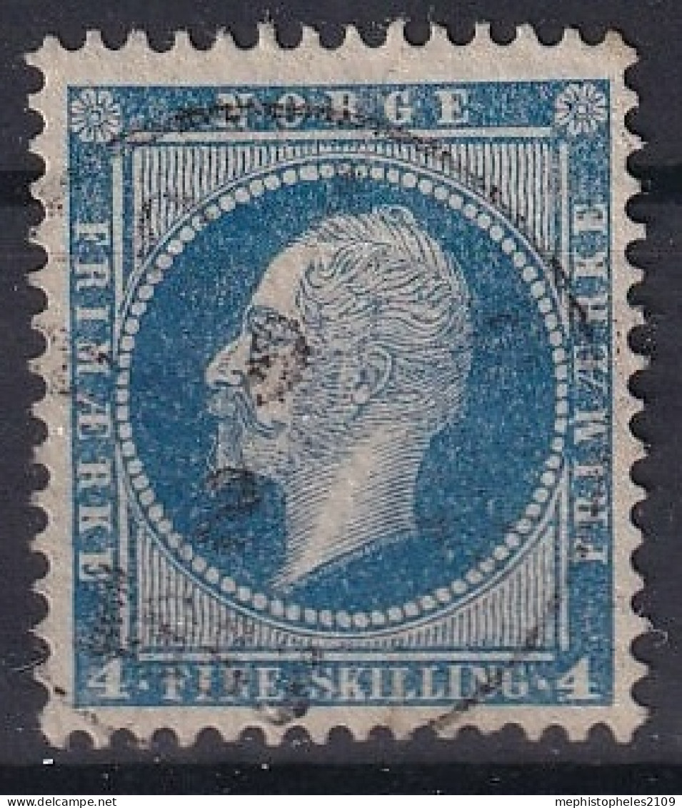 NORWAY 1856 - Canceled - Sc# 4 - Gebruikt