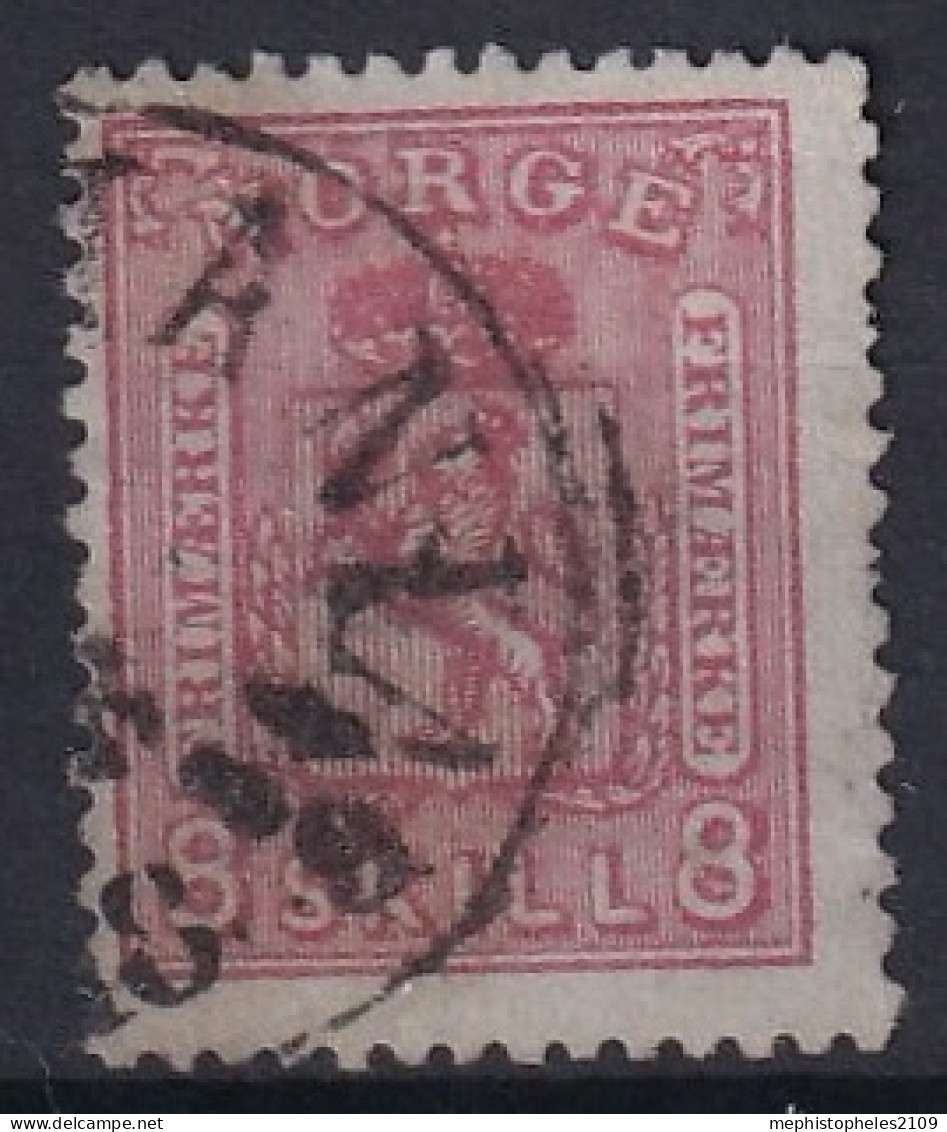 NORWAY 1867 - Canceled - Sc# 15a - Oblitérés