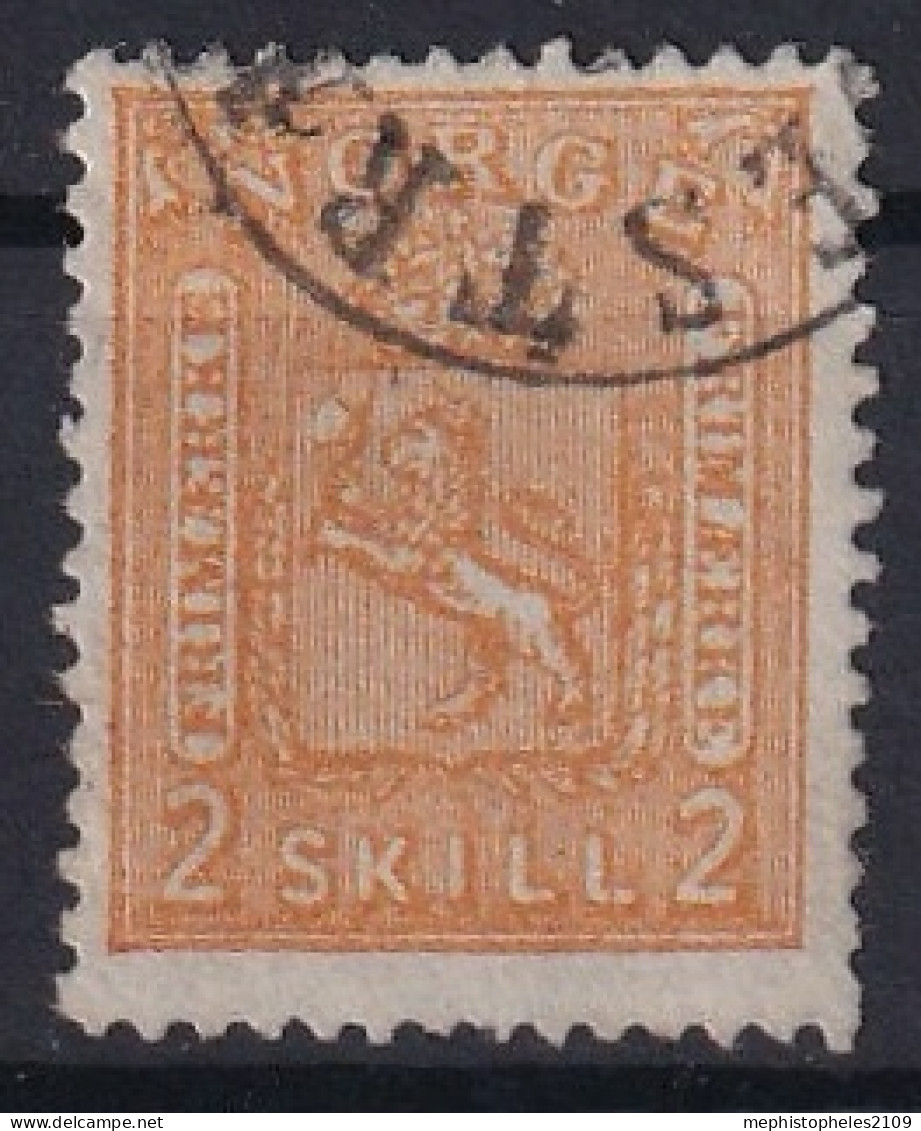 NORWAY 1867 - Canceled - Sc# 12 - Usados