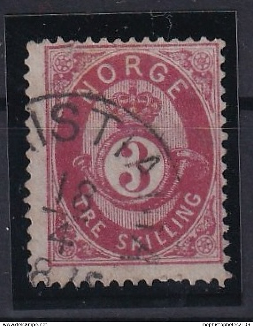NORWAY 1872 - Canceled - Sc# 18 - Oblitérés