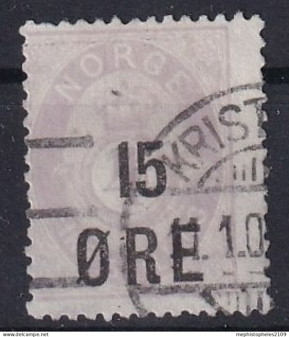 NORWAY 1908 - Canceled - Sc# 62 - Usati