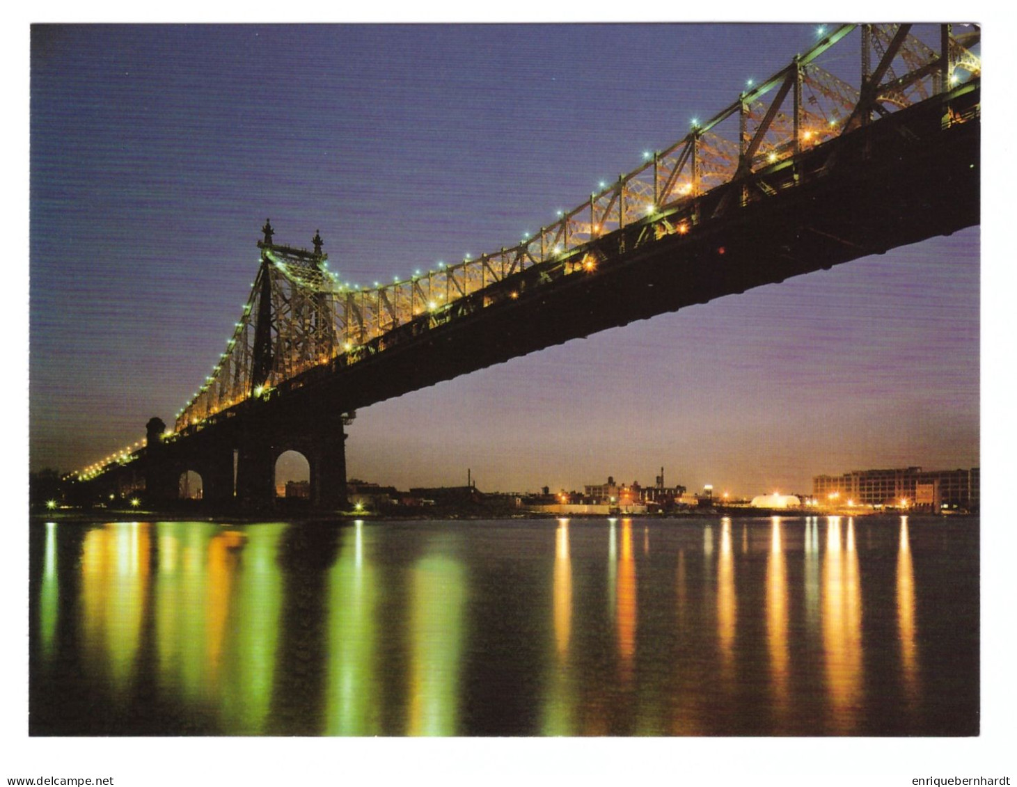 NEW YORK CITY (ESTADOS UNIDOS) // THE 59TH STREET BRIDGE FROM ROOSEVELT ISLAND (1981) - Brücken Und Tunnel