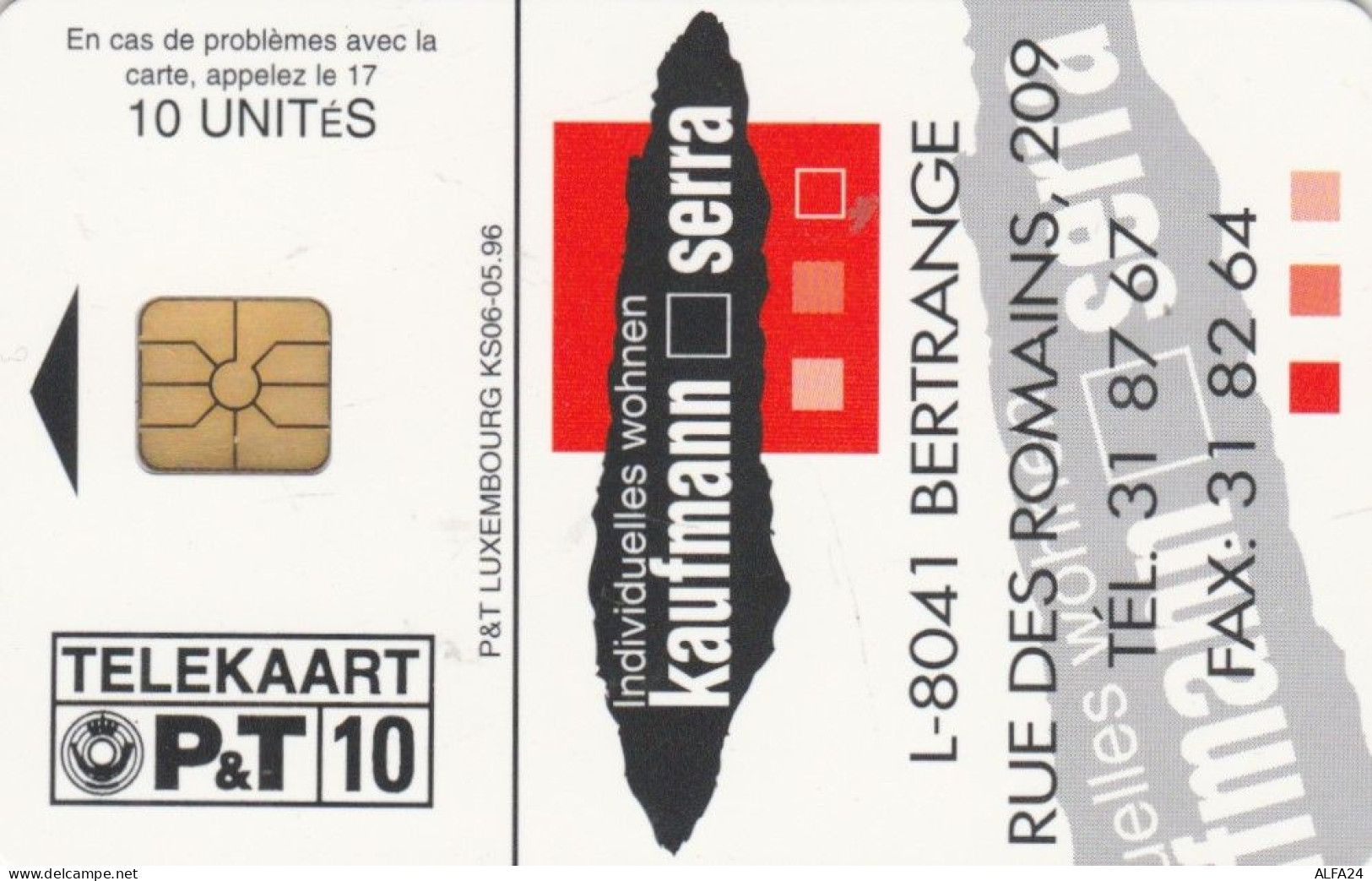 PHONE CARD LUSSEMBURGO TIR 7500  (E107.30.4 - Luxembourg