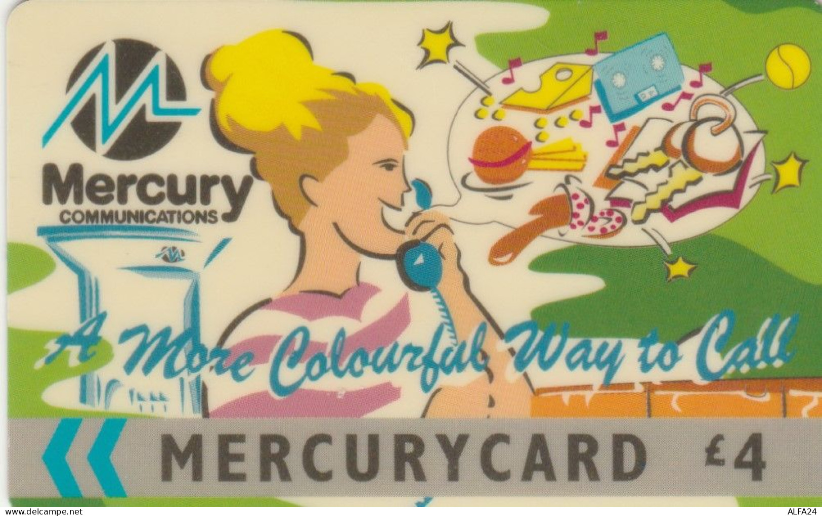 PHONE CARD REGNO UNITO MERCURY CARD  (E107.23.8 - [ 4] Mercury Communications & Paytelco