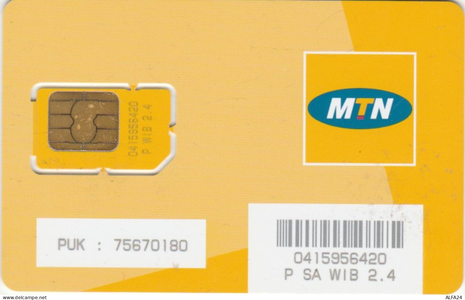 GSM SIM SUDAFRICA  (E107.11.6 - Afrique Du Sud