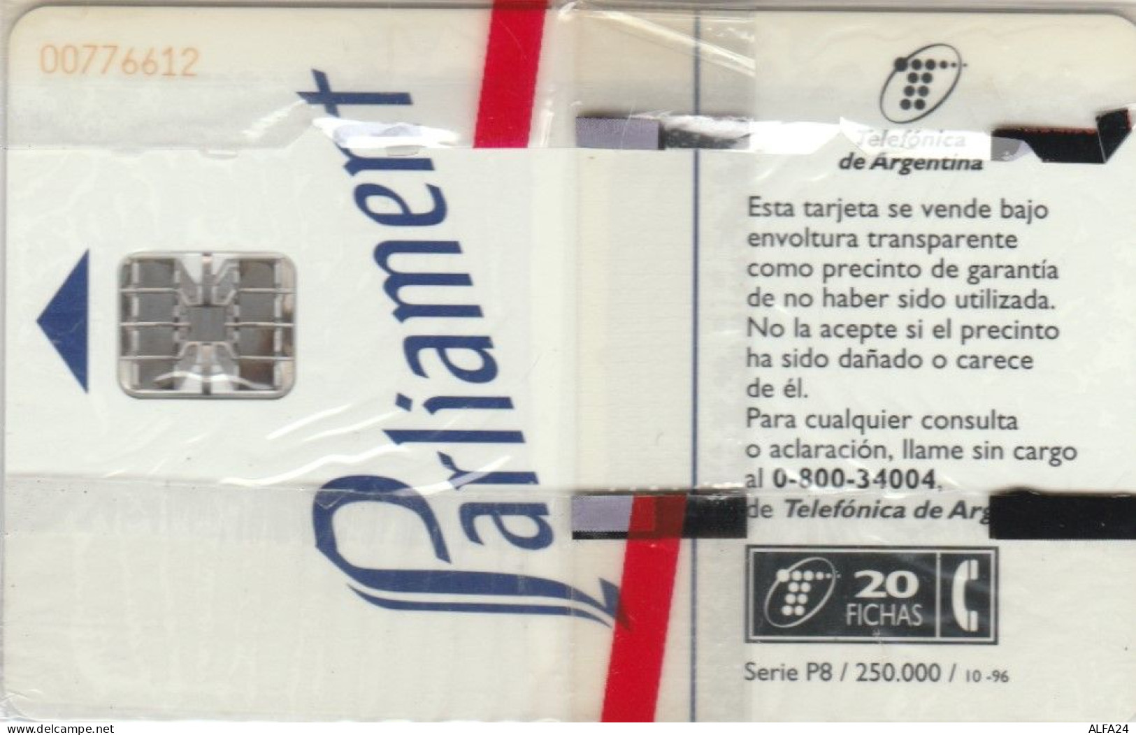 PHONE CARD ARGENTINA NEW BLISTER  (E107.9.2 - Argentina