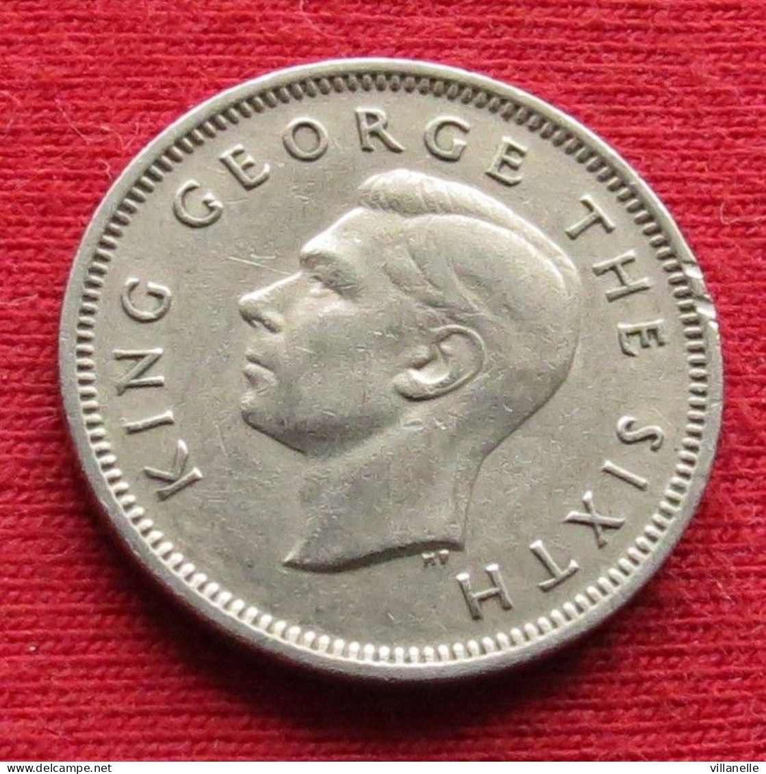 New Zealand 6 Pence 1952 KM# 16 *V1T Sixpence  Nova Zelandia Nuova Zelanda Nouvelle Zelande Six 6 D - Neuseeland