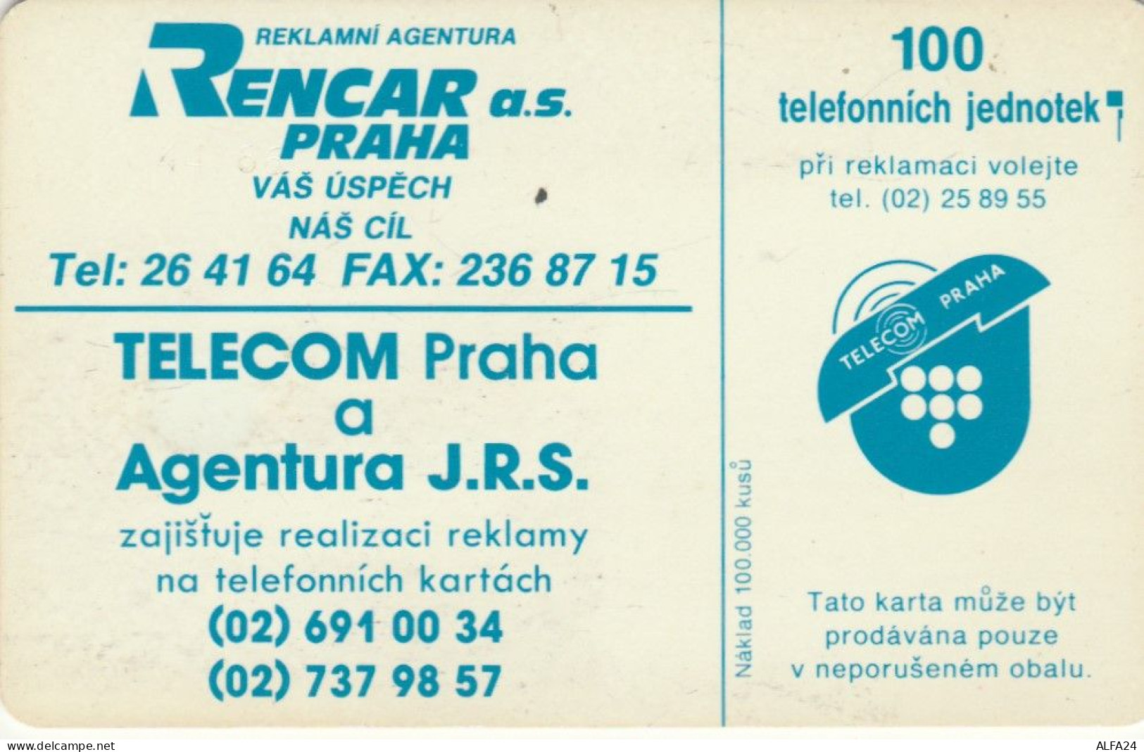 PHONE CARD REPUBBLICA CECA  (E108.41.6 - Czech Republic