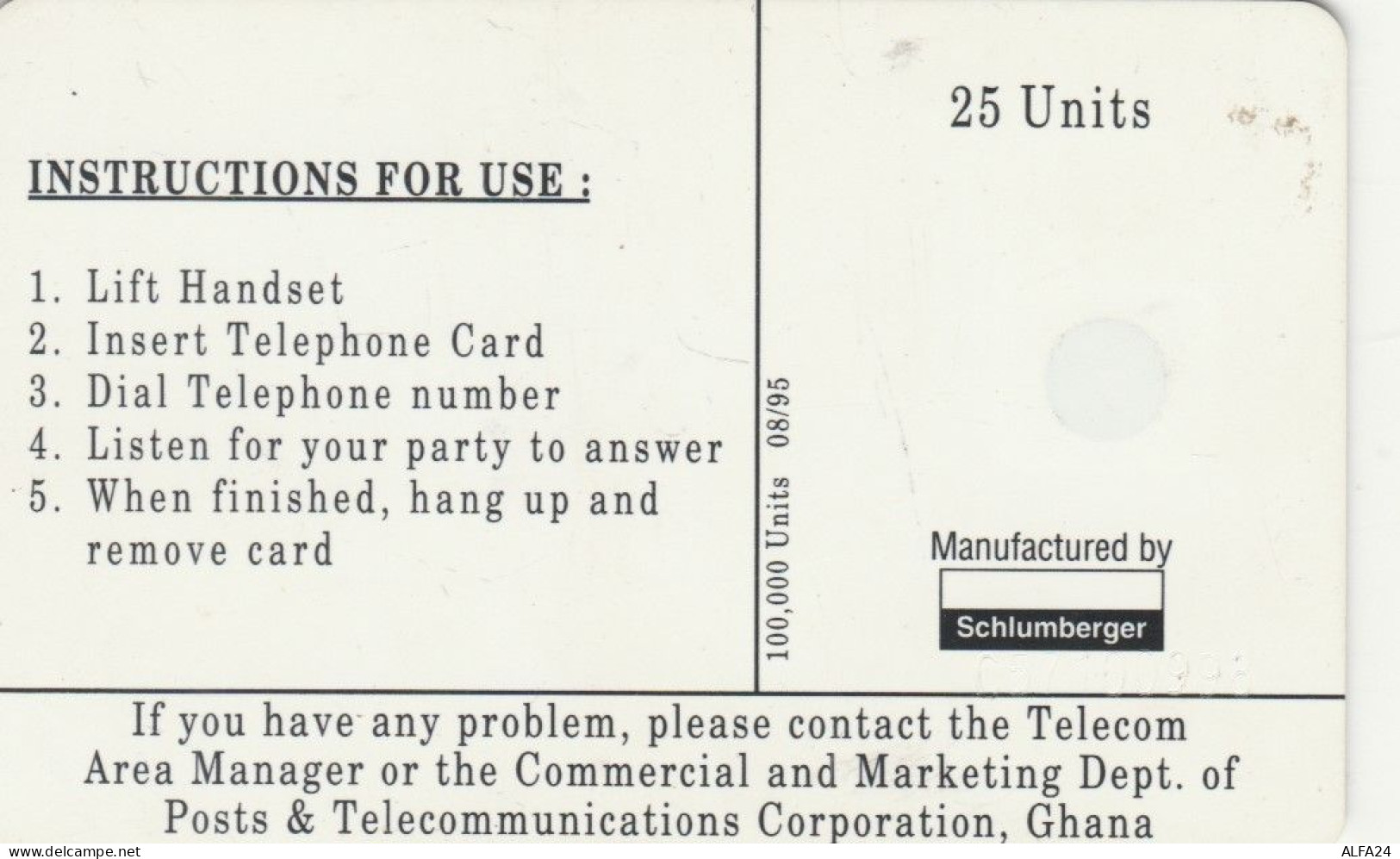 PHONE CARD GHANA  (E108.40.6 - Ghana