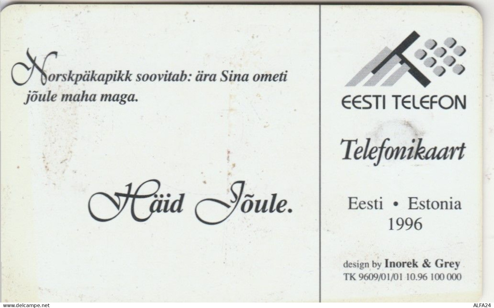 PHONE CARD ESTONIA  (E108.38.7 - Estonia