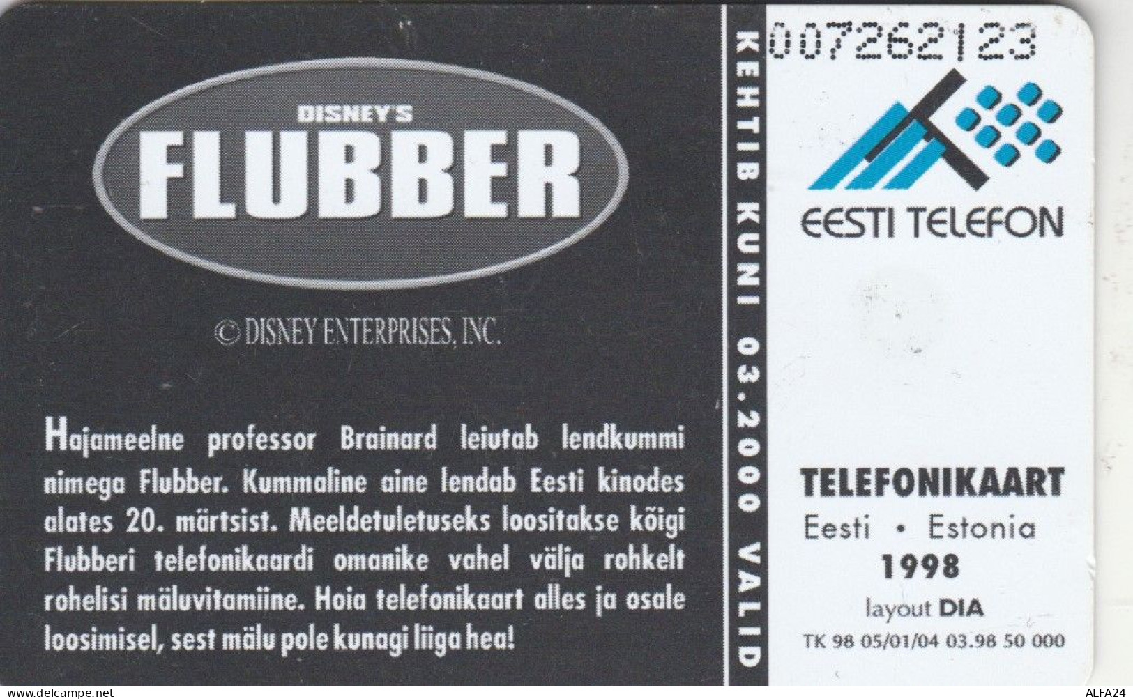 PHONE CARD ESTONIA  (E108.37.1 - Estonie