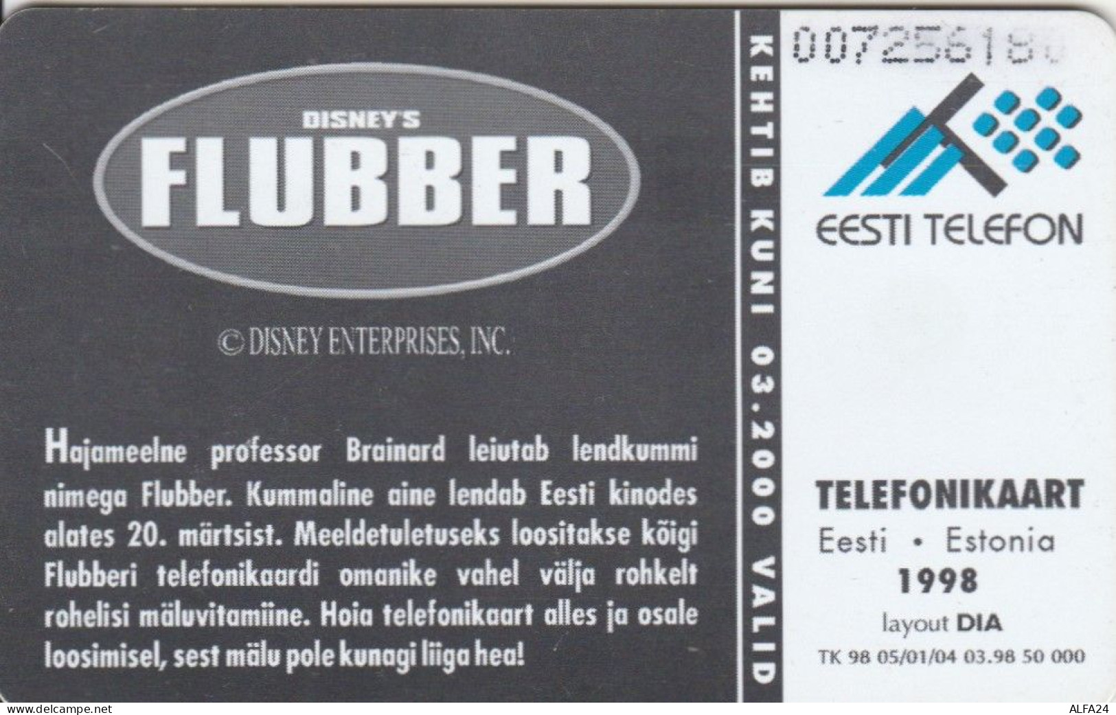 PHONE CARD ESTONIA  (E108.36.1 - Estonia