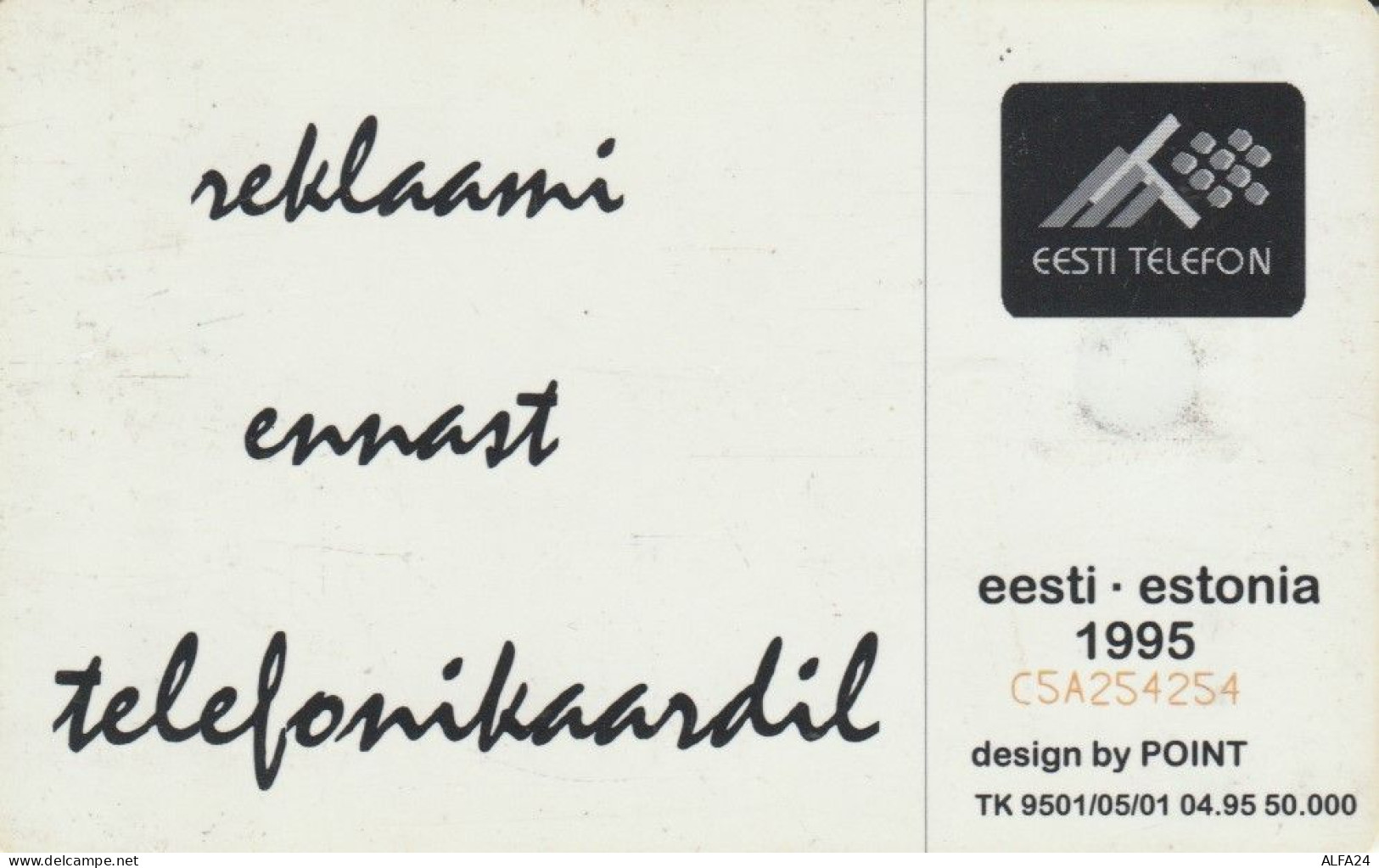 PHONE CARD ESTONIA  (E108.36.3 - Estonie