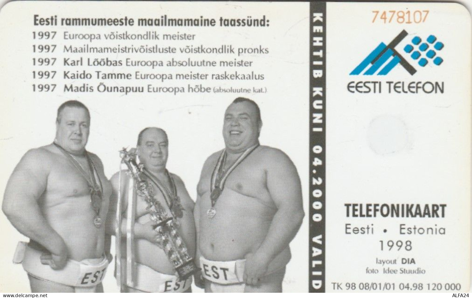 PHONE CARD ESTONIA  (E108.35.10 - Estland